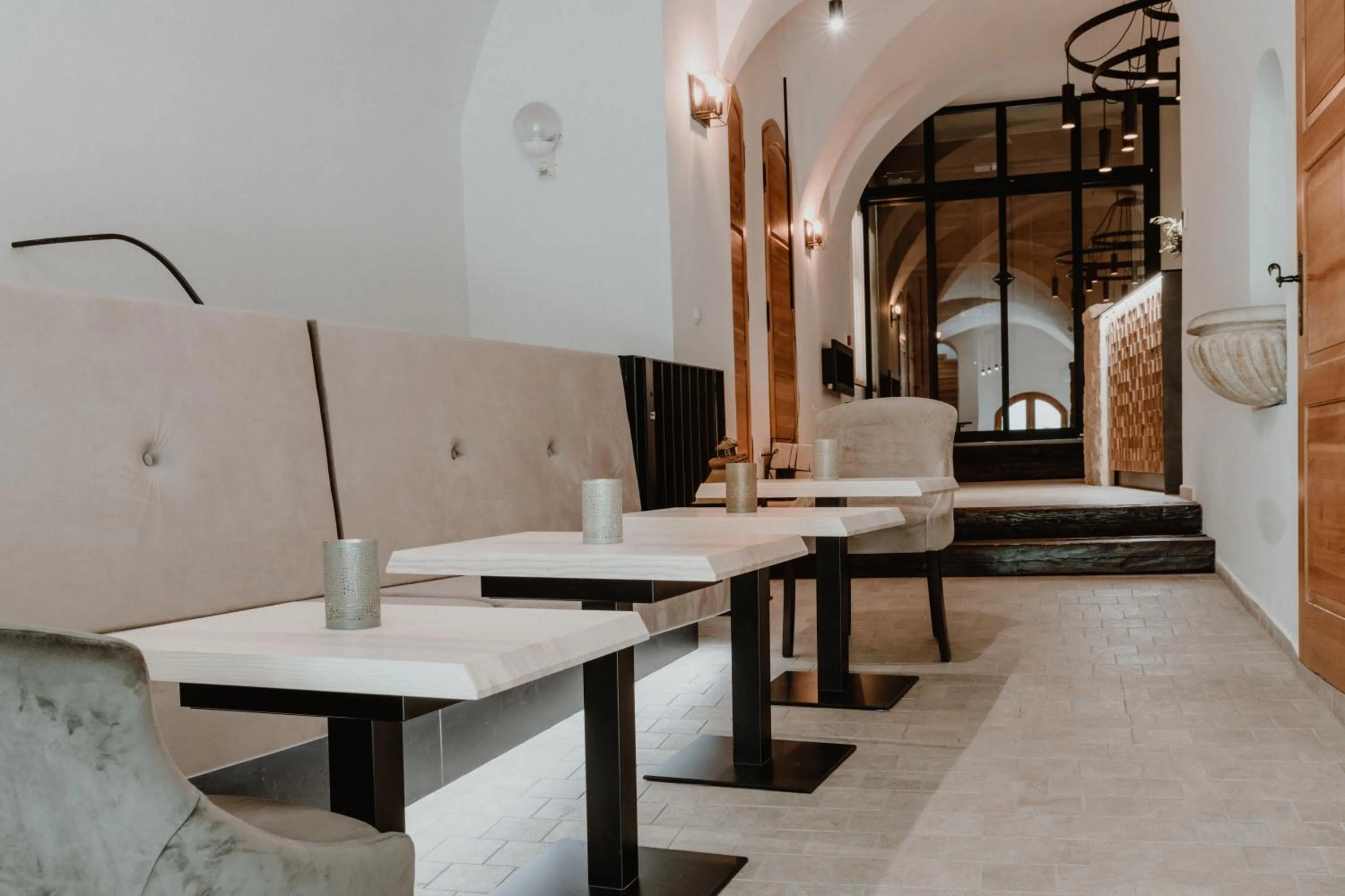 Lobby or reception in Penzion Austis