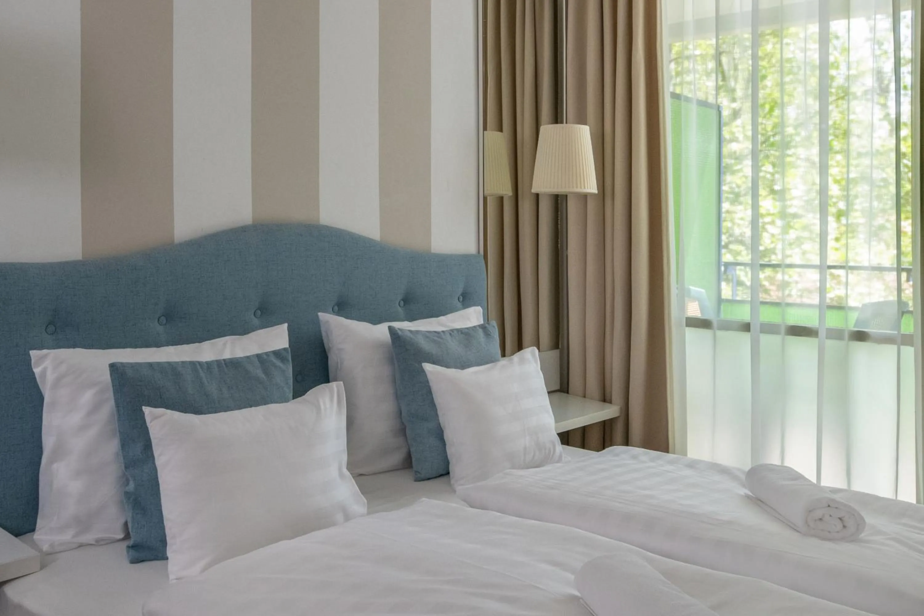 Bed in Vénusz Hotel