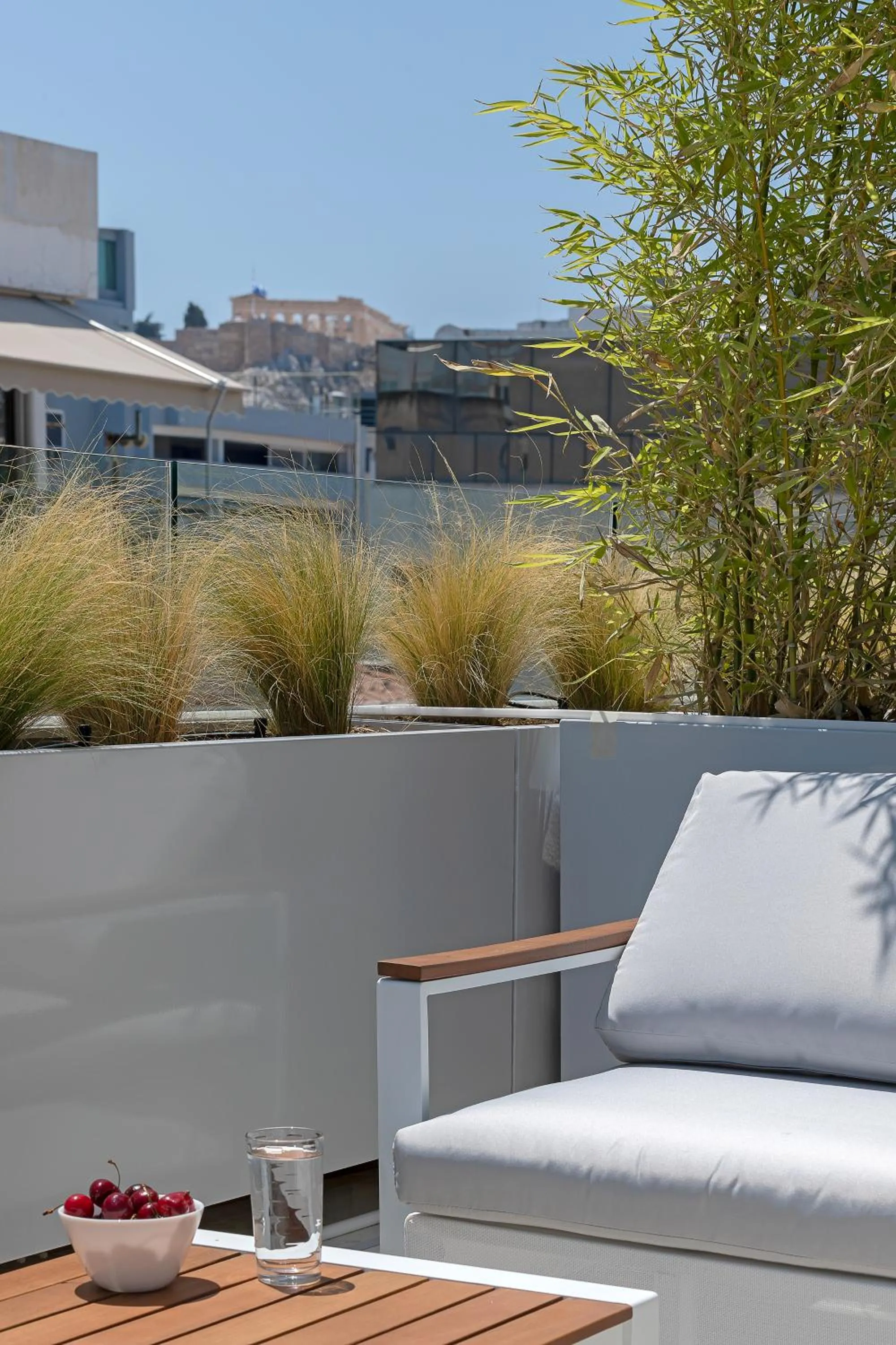 Balcony/Terrace in The Athenians Art Apartments