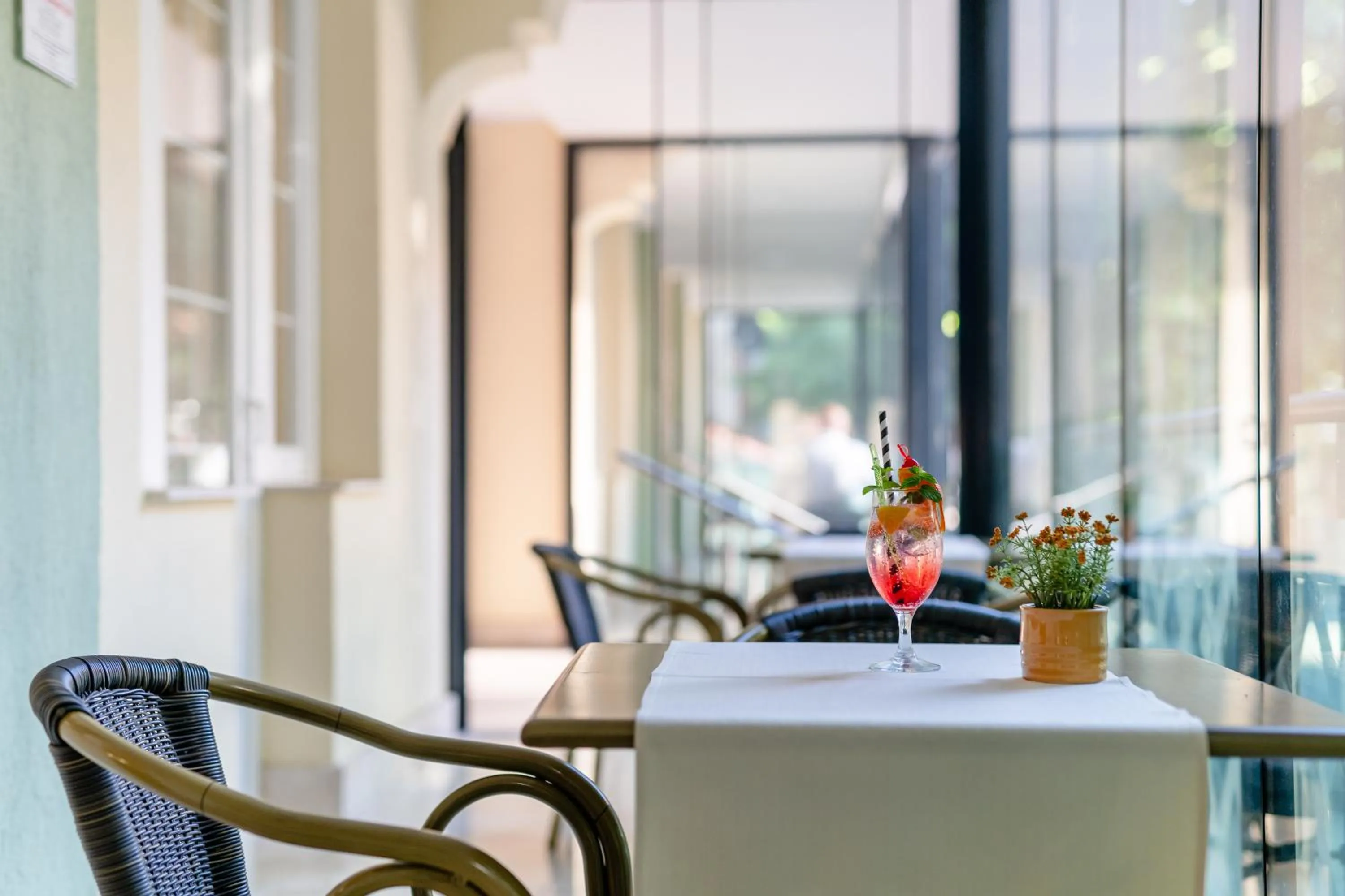 Balcony/Terrace in Hotel Erzsébet