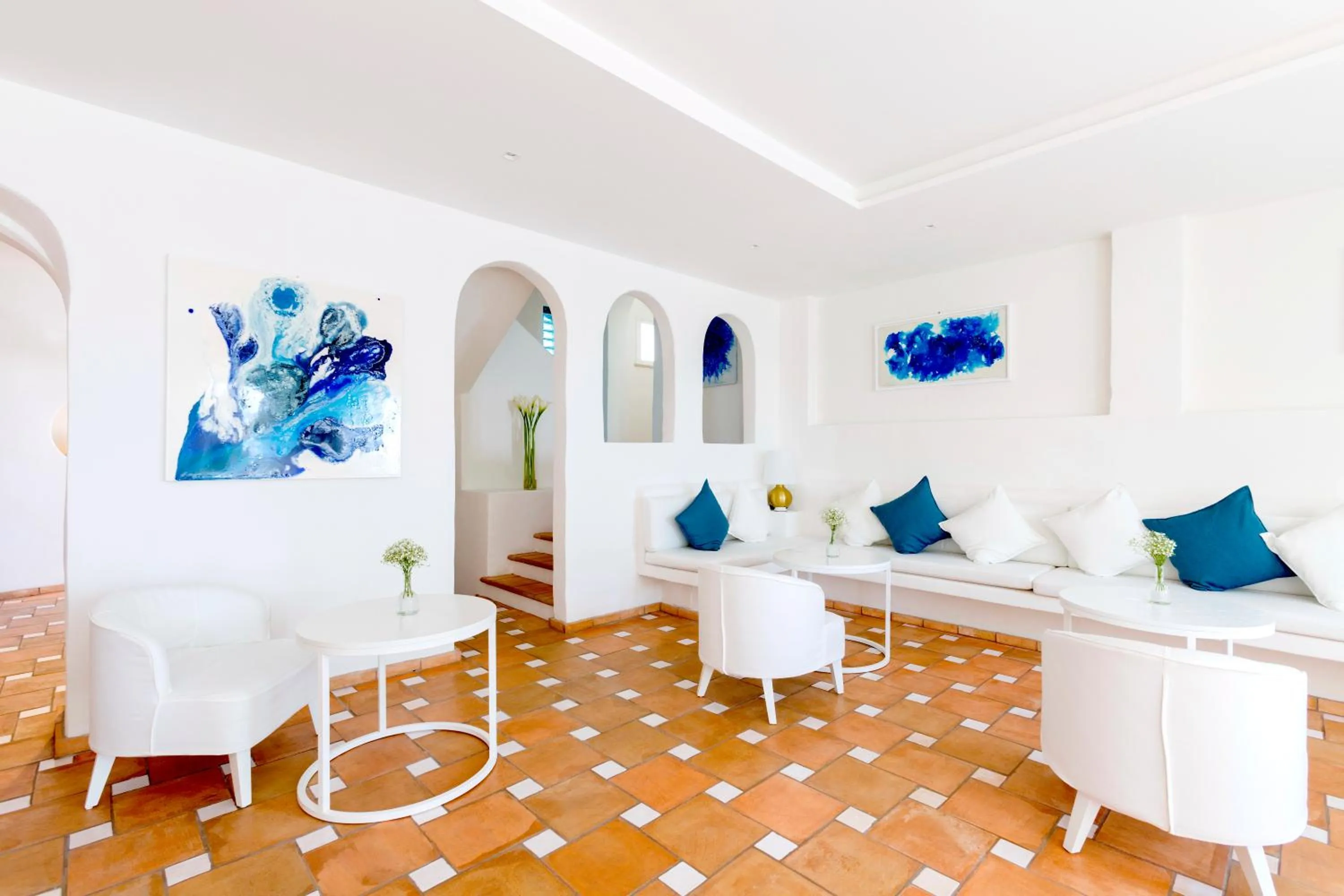 Seating area in Relais La Ghinghetta