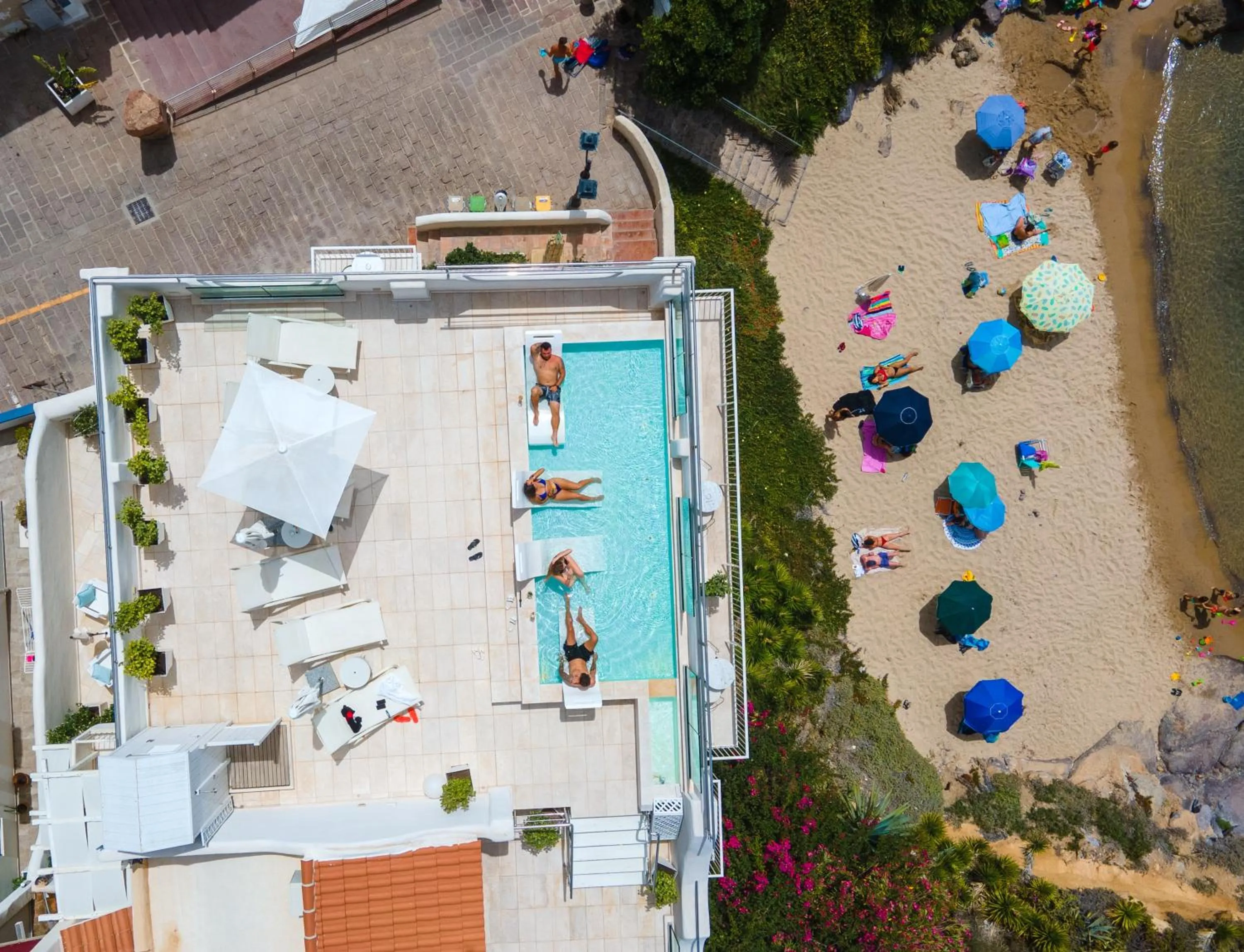 Bird's eye view in Relais La Ghinghetta