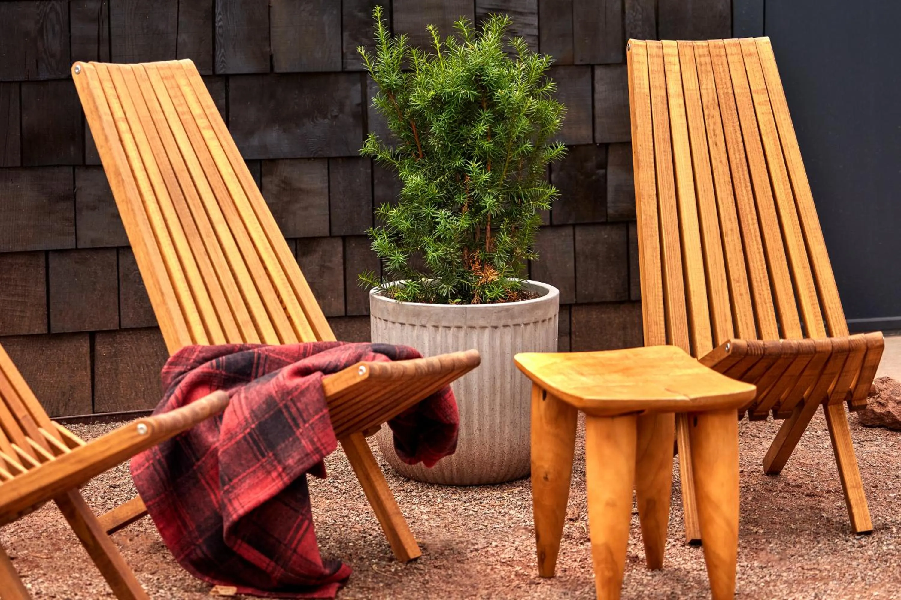 Patio in High Country Motor Lodge - Near NAU and Downtown