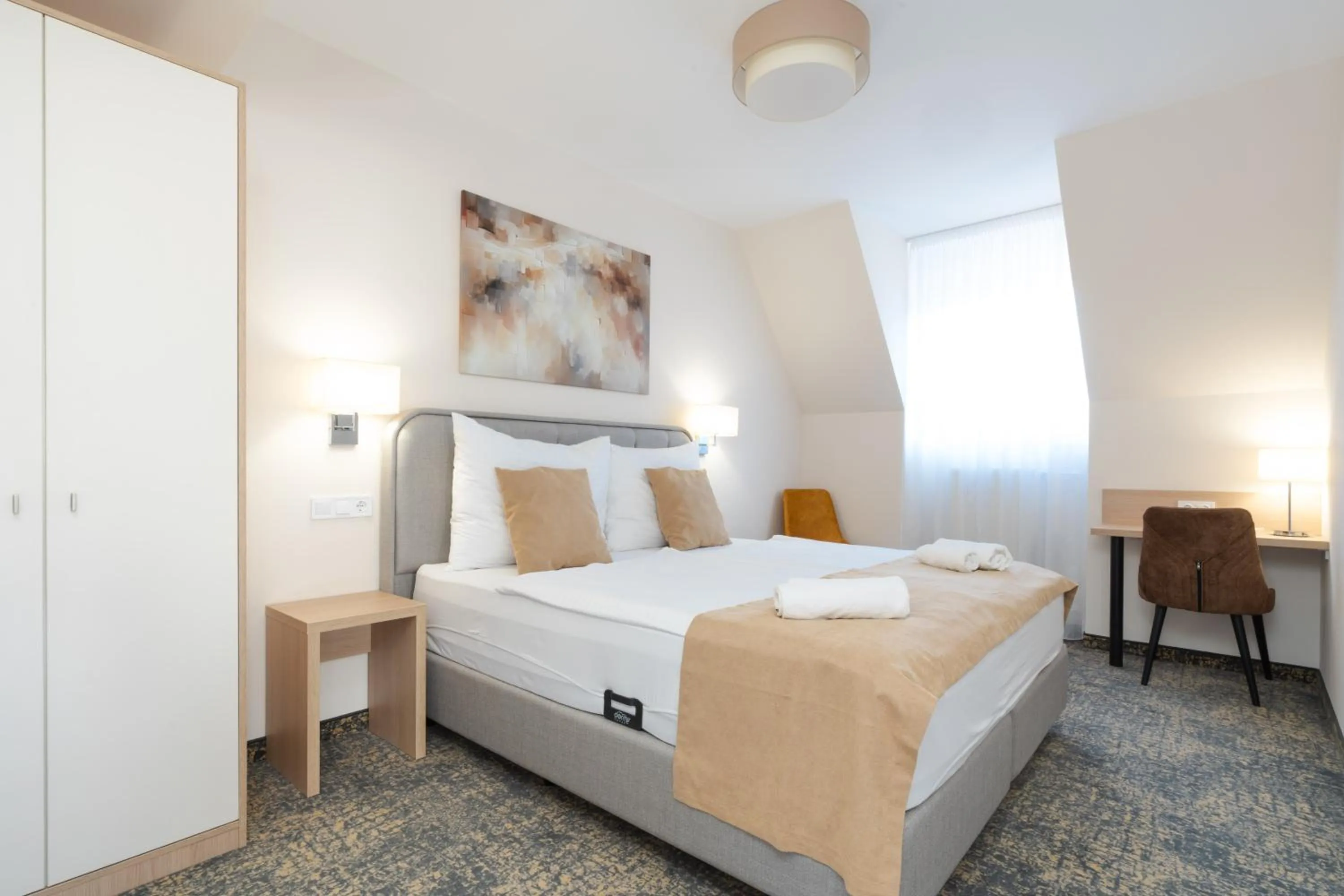 Bed in Kikelet Club Hotel