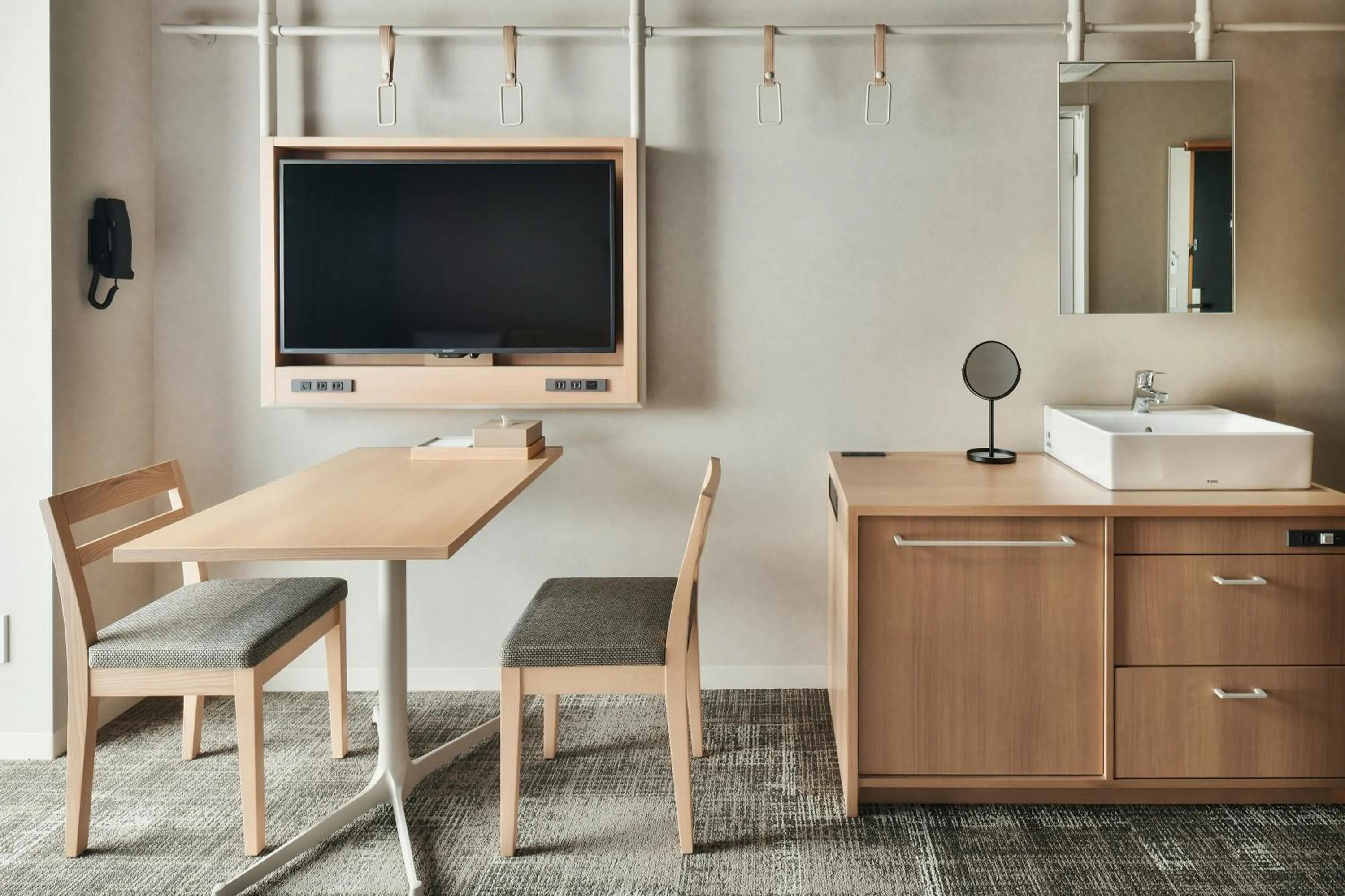 Photo of the whole room in REF Matsuyama City Station by VESSEL HOTELS