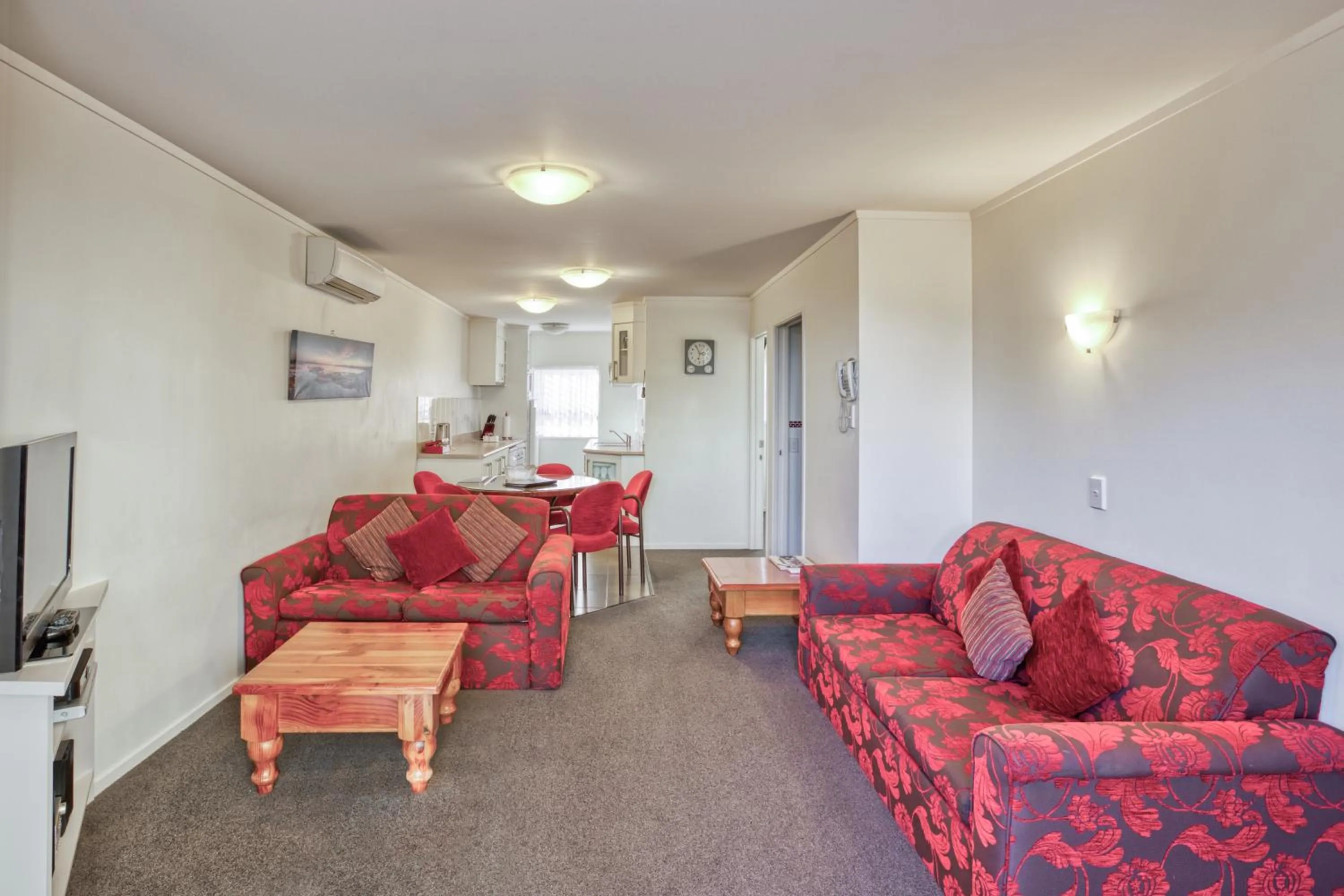 Living room in Ika Nui Taupo