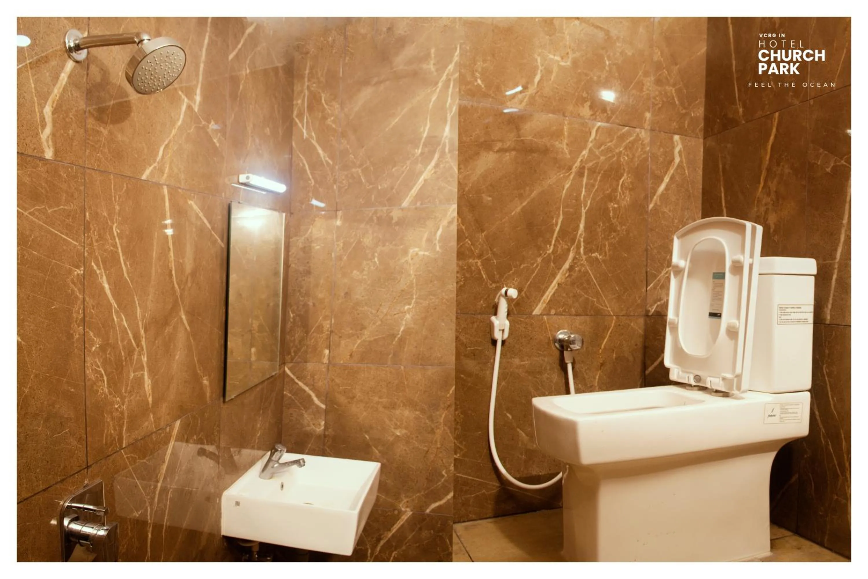 Bathroom in hotel church park