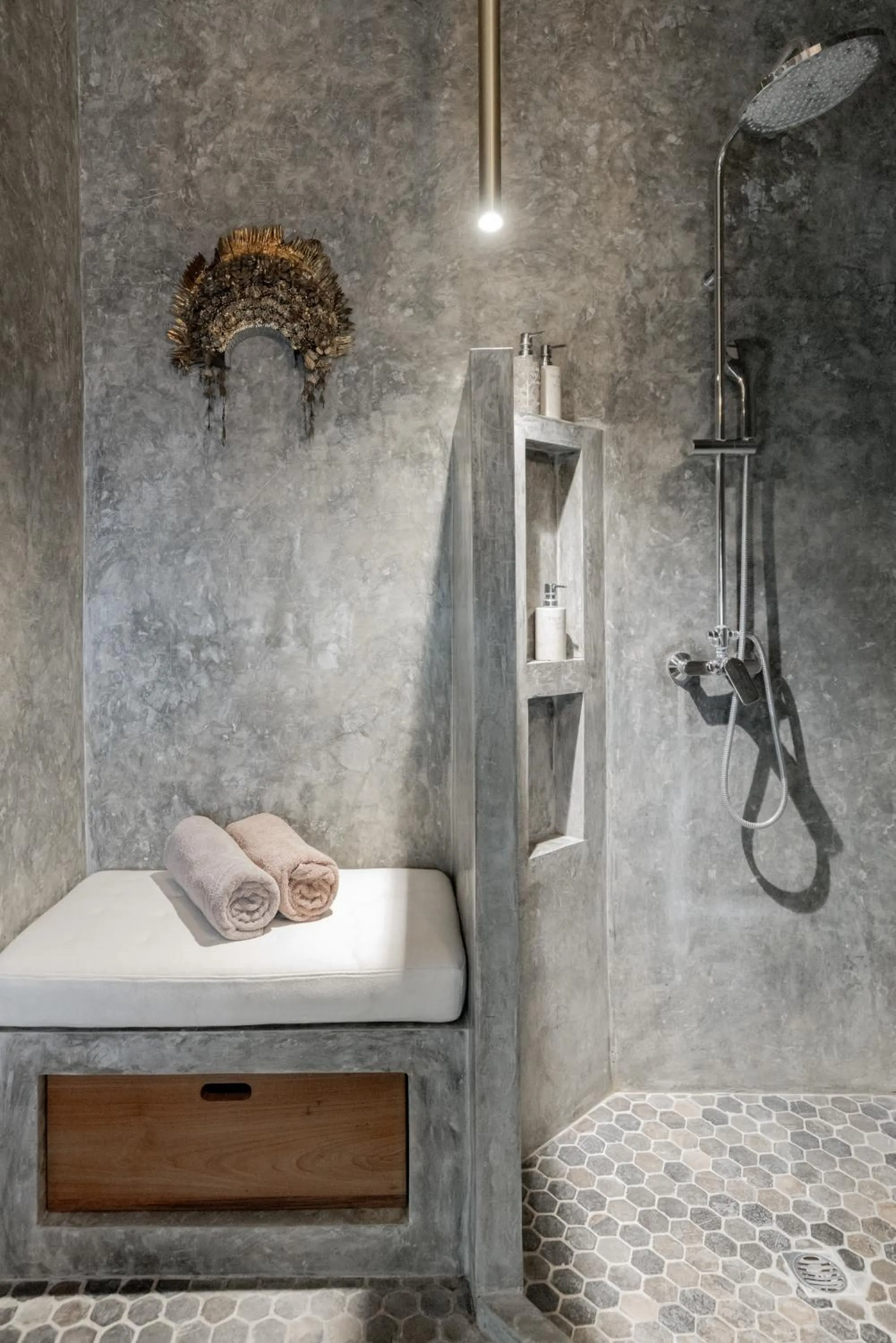Bathroom in Villa Palm Jari 2 by Alfred in Bali