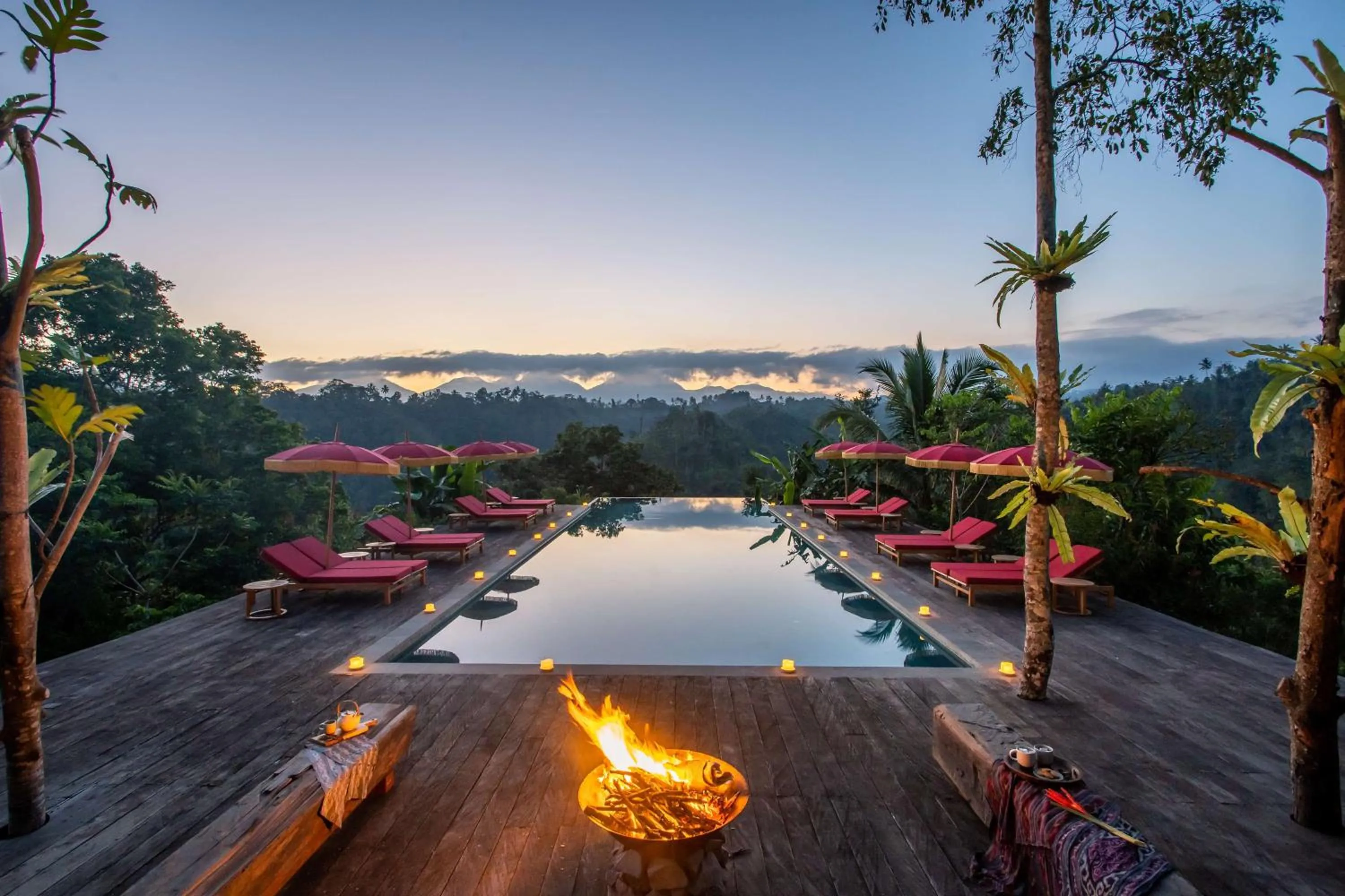 Pool view in Buahan, a Banyan Tree Escape