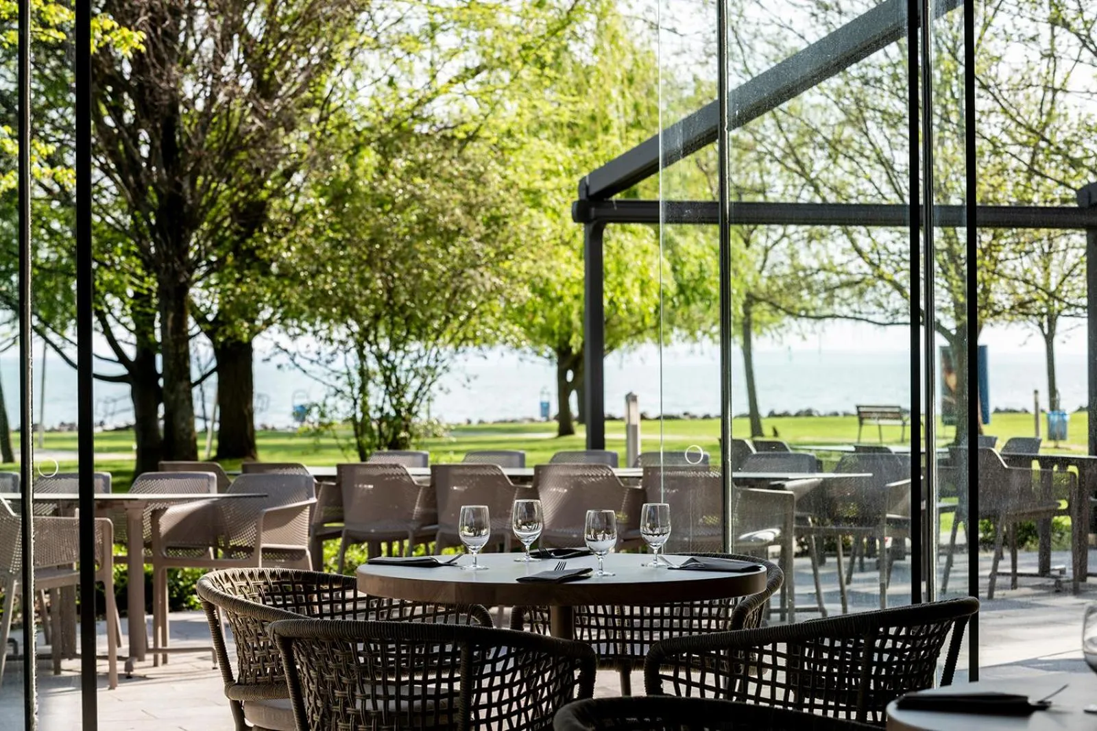 Patio in Hotel Marina Port