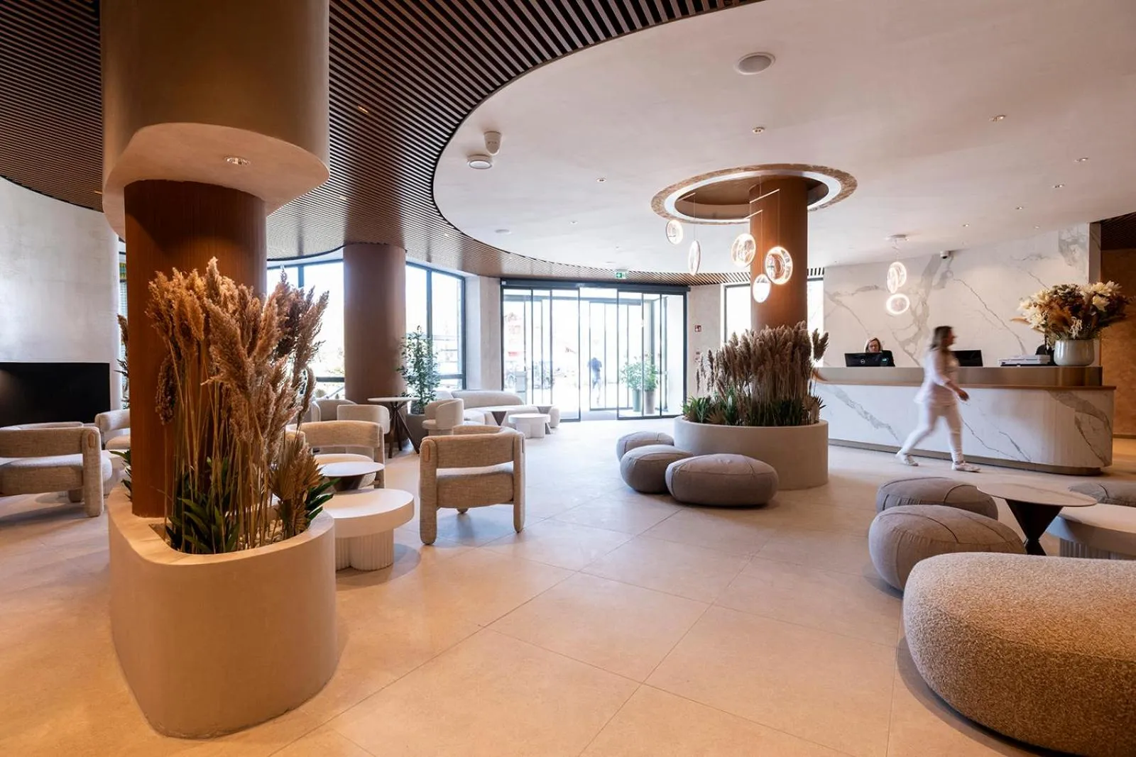 Seating area in Hotel Marina Port