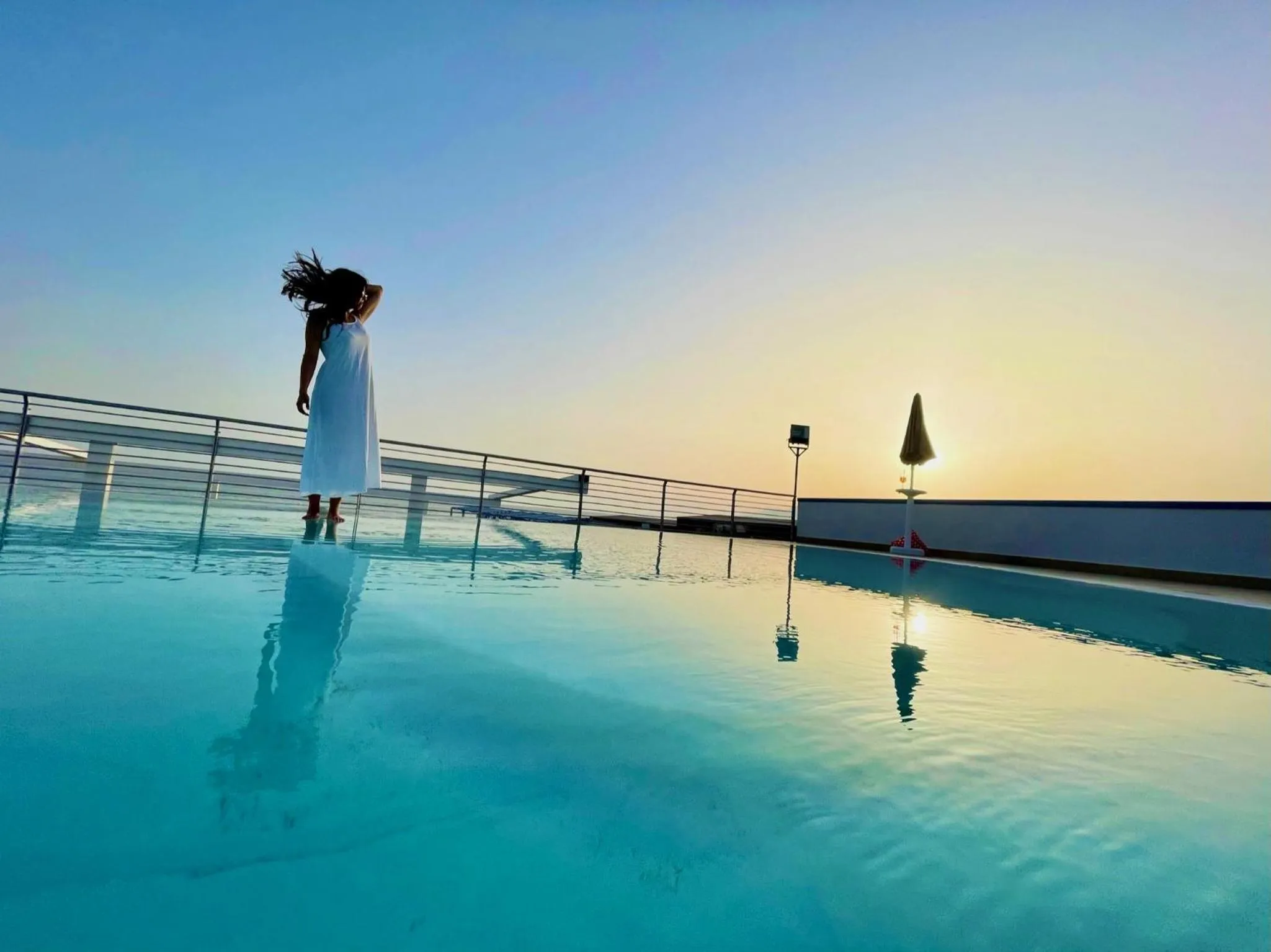 Swimming pool in Blu Hotel