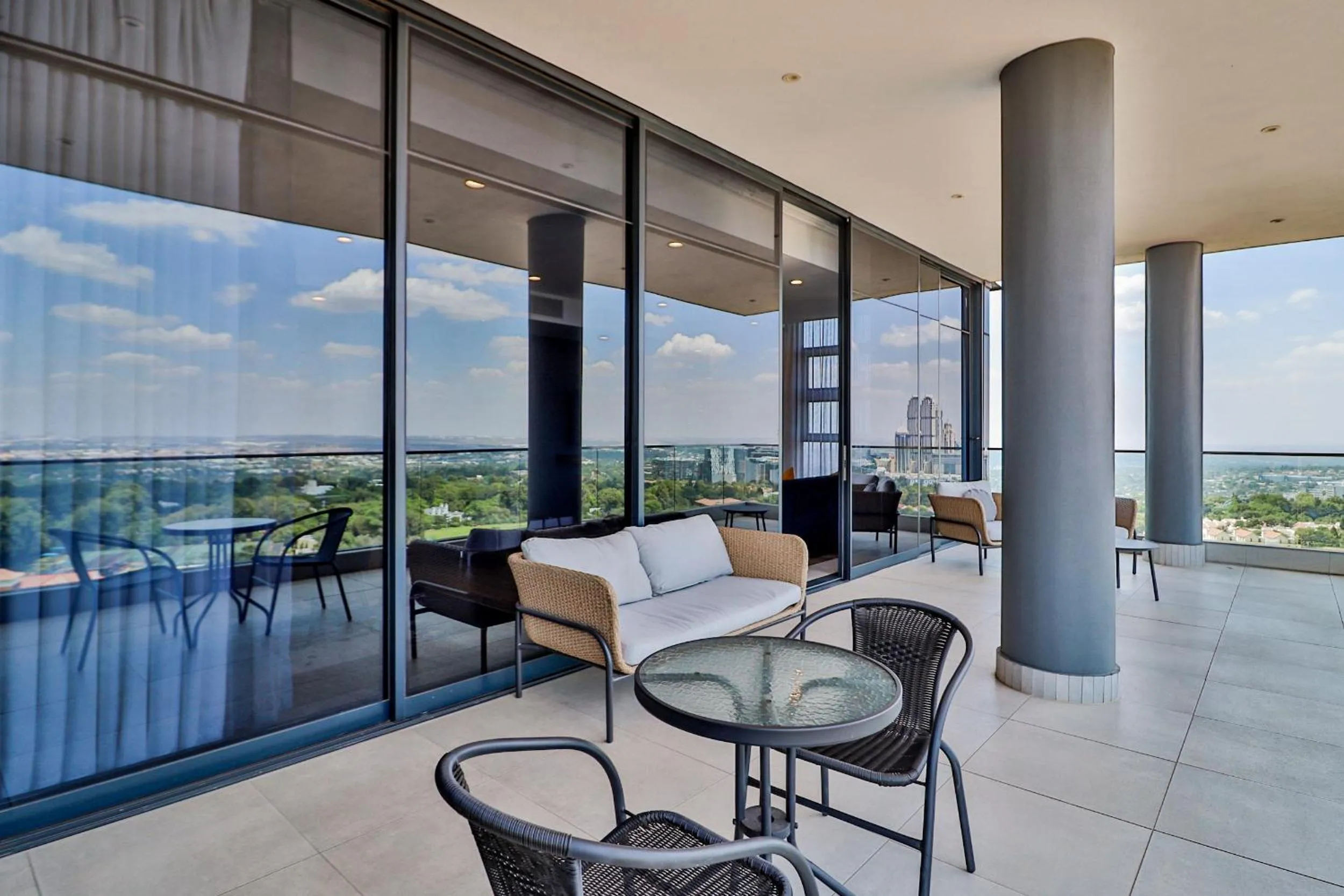 Patio in Reserved Suites Illovo