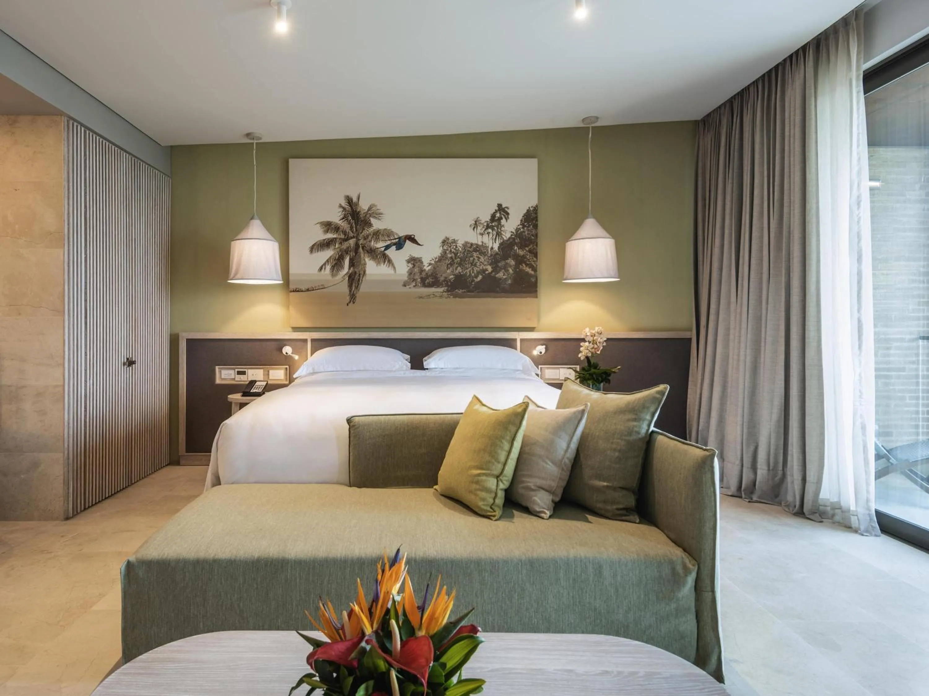 Bedroom, Bed in Sofitel Barú Cartagena