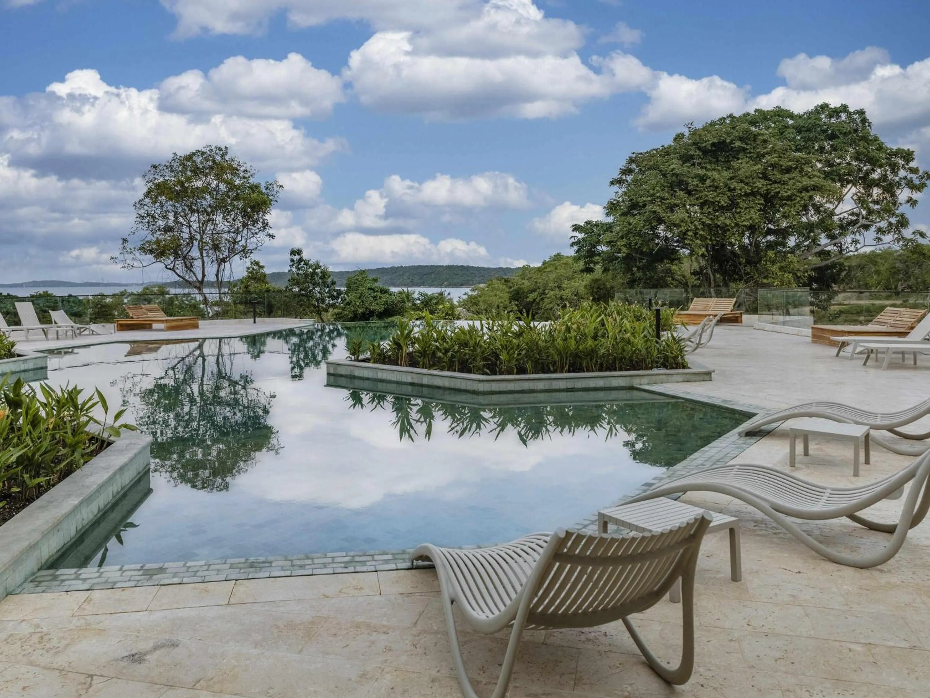 Pool view in Sofitel Barú Cartagena