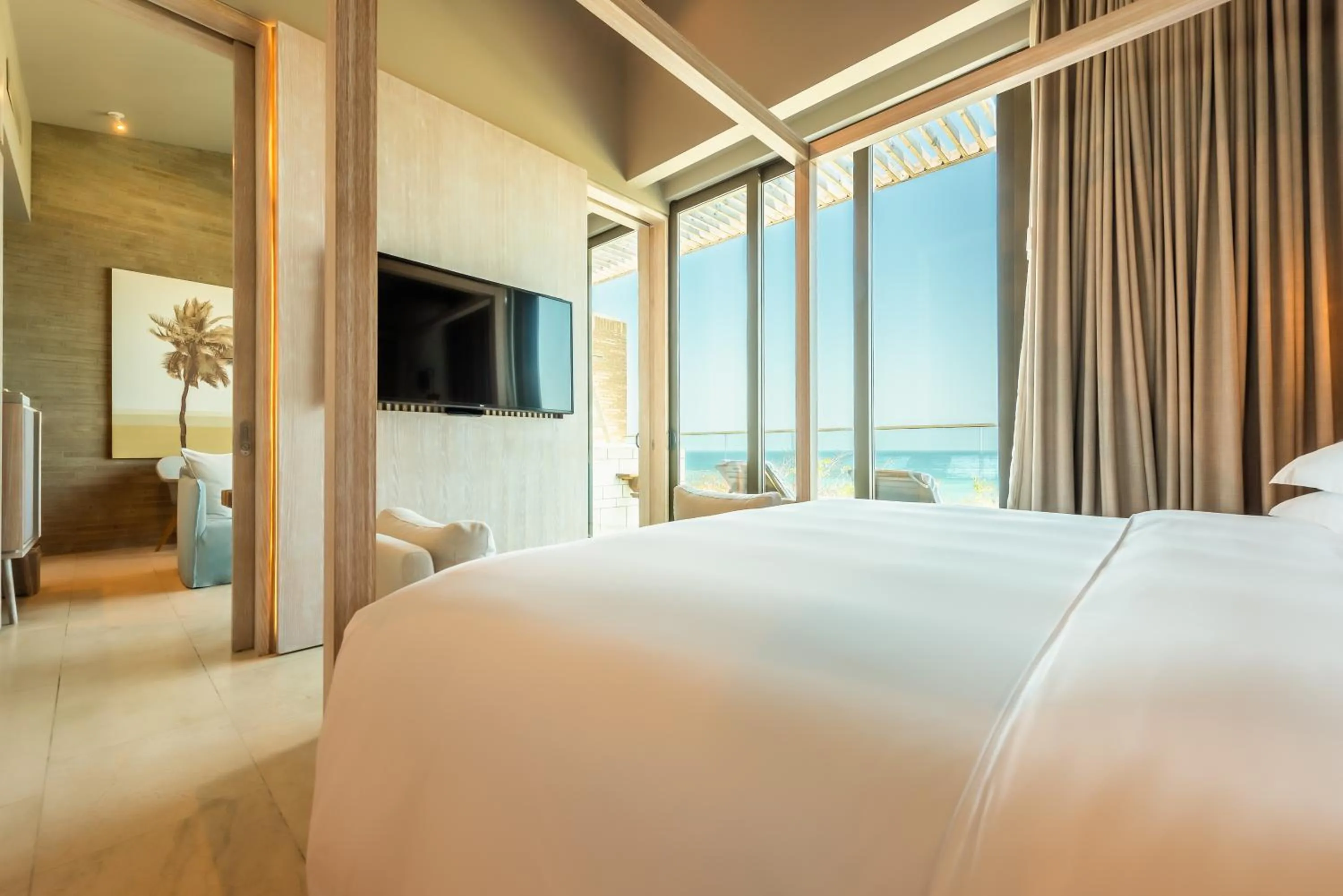 Bed in Sofitel Barú Cartagena