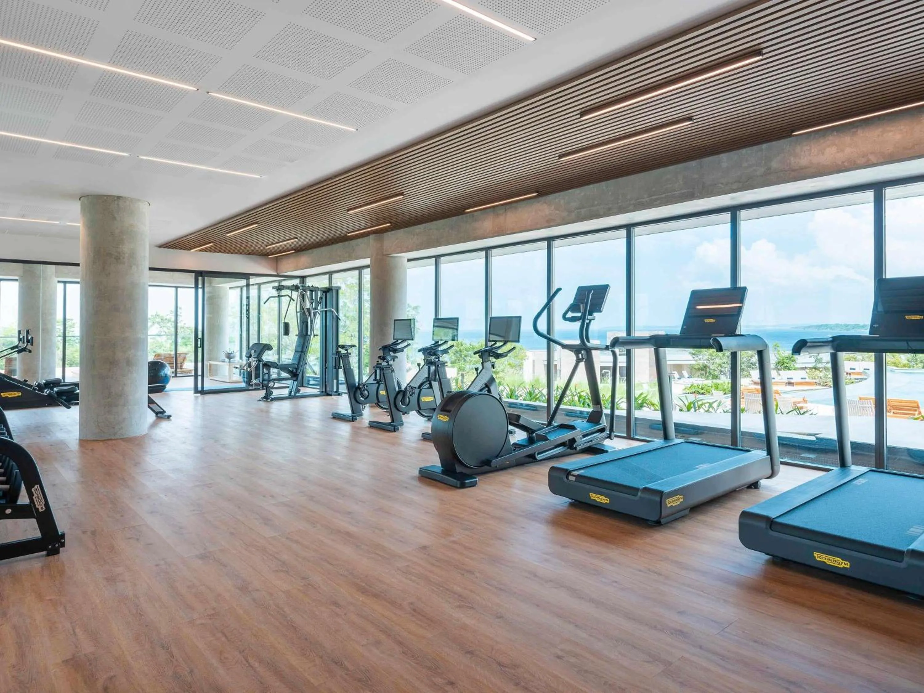 Fitness centre/facilities in Sofitel Barú Cartagena