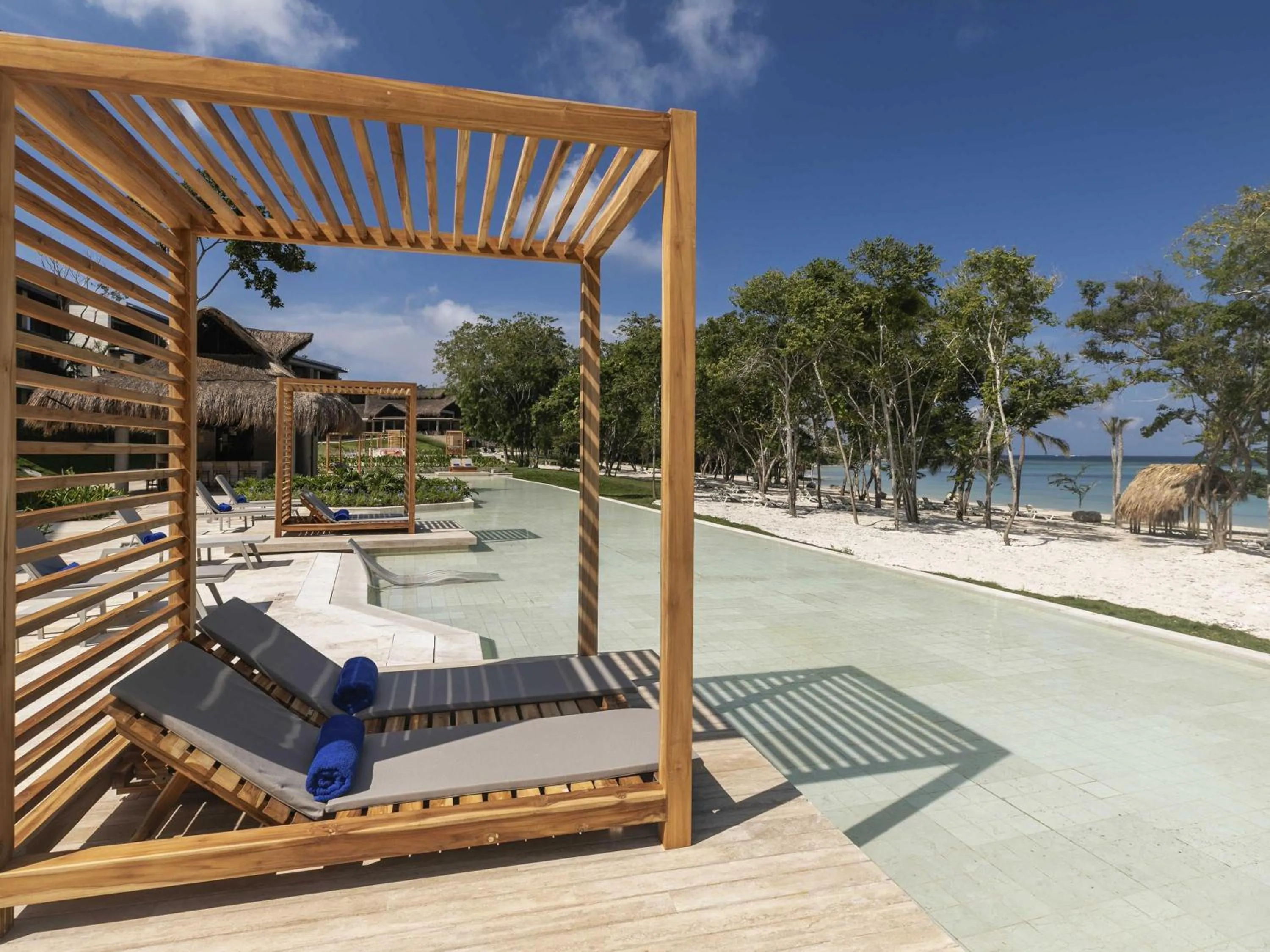 Pool view in Sofitel Barú Cartagena