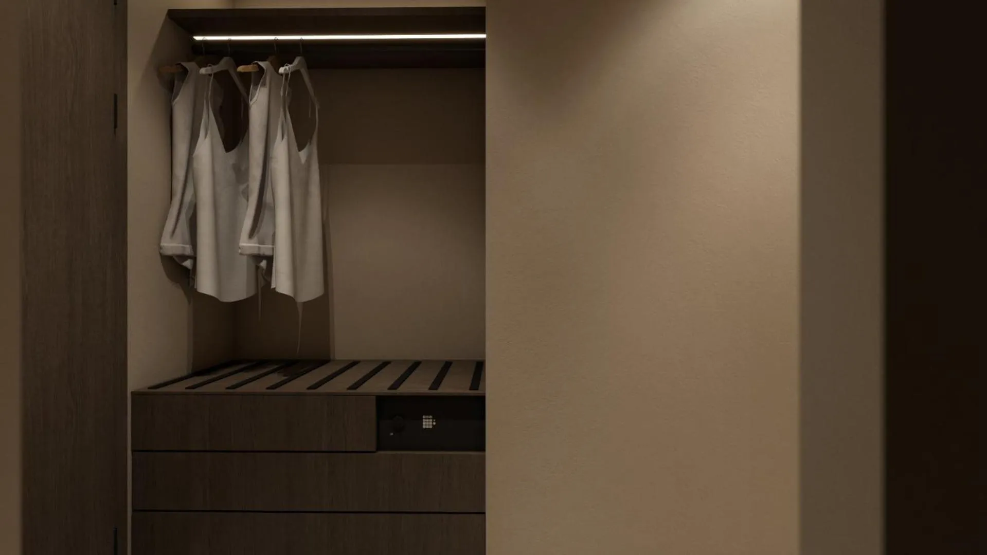 wardrobe in Themis Beach Hotel