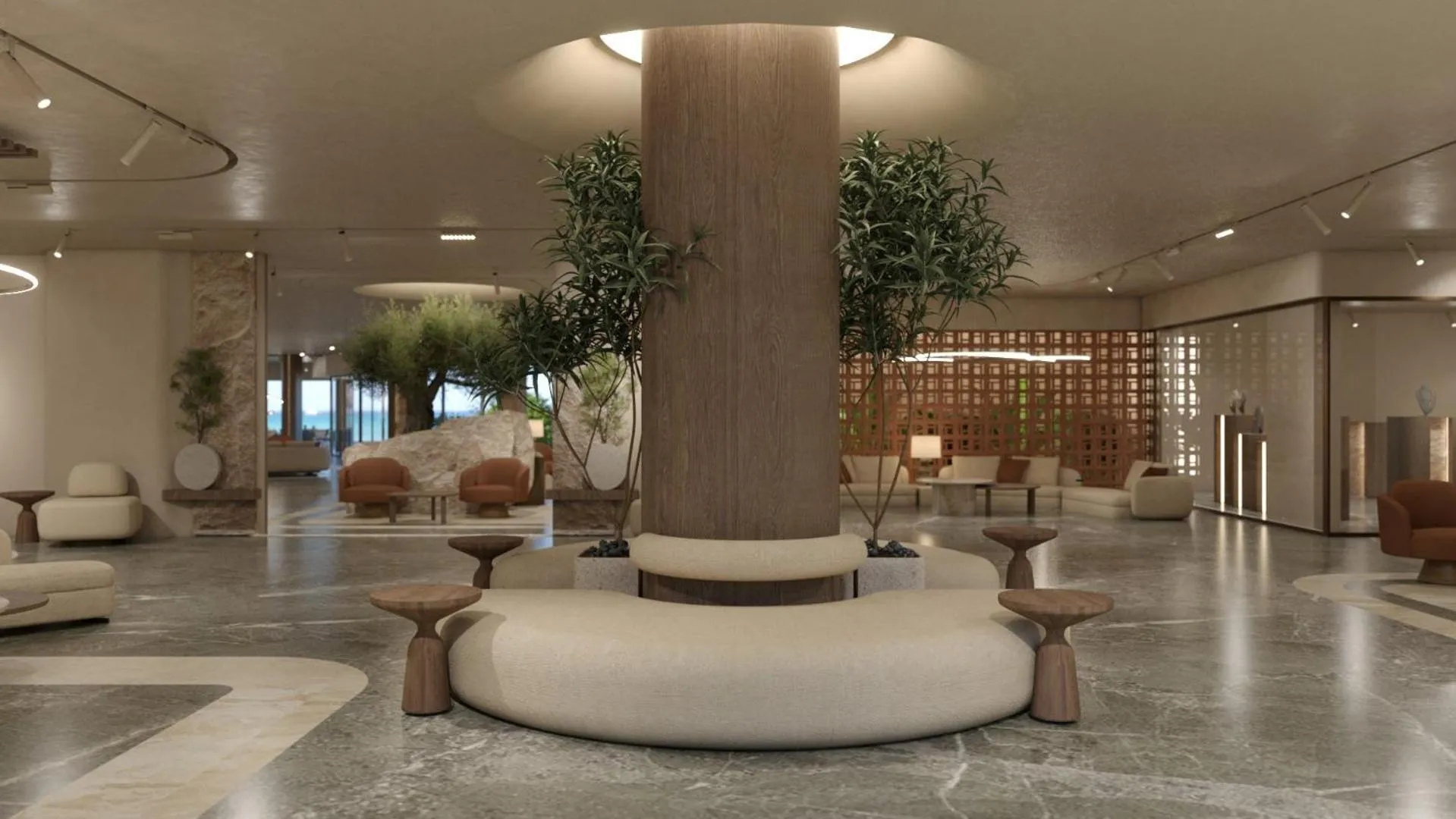 Lobby or reception in Themis Beach Hotel