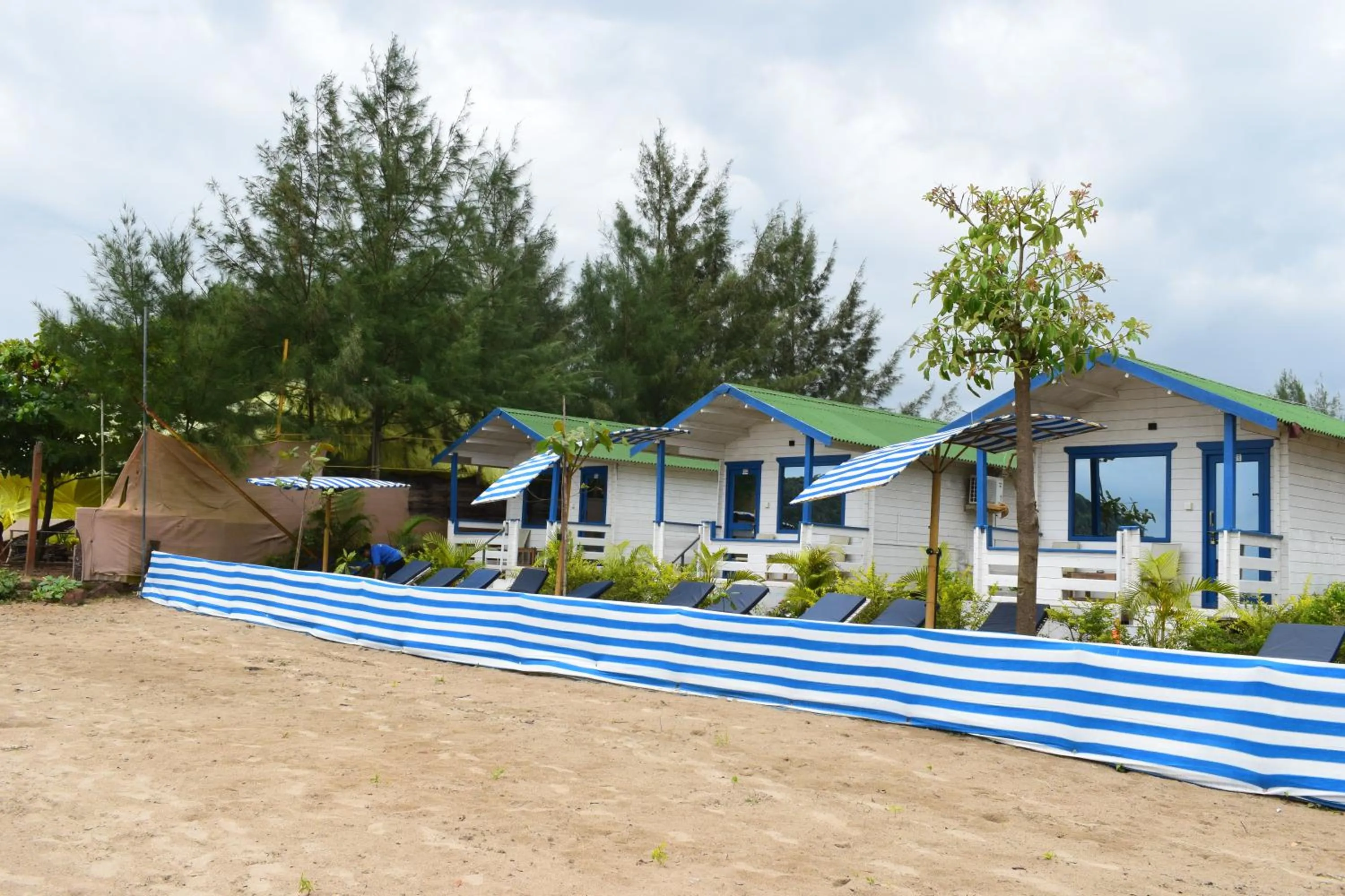 Natural landscape in Agonda island view