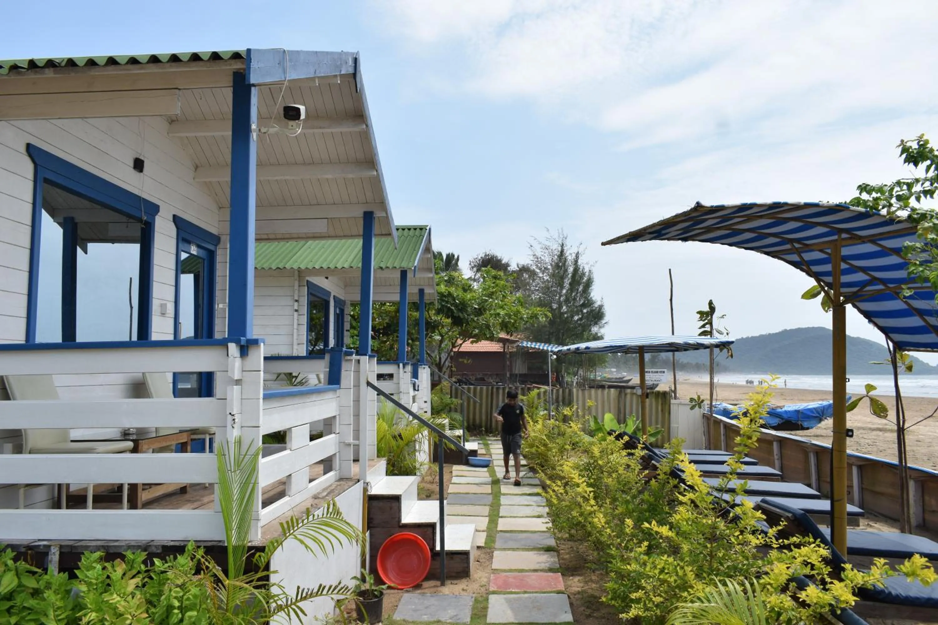 Garden view in Agonda island view