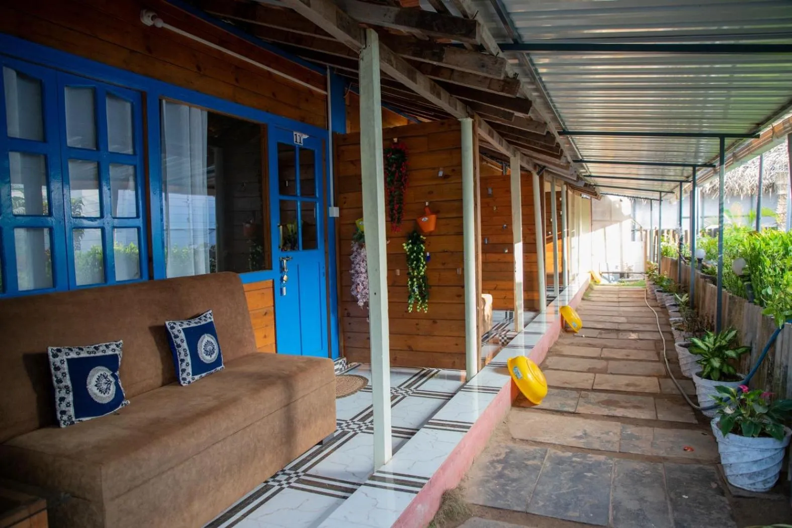 Property building in Agonda island view