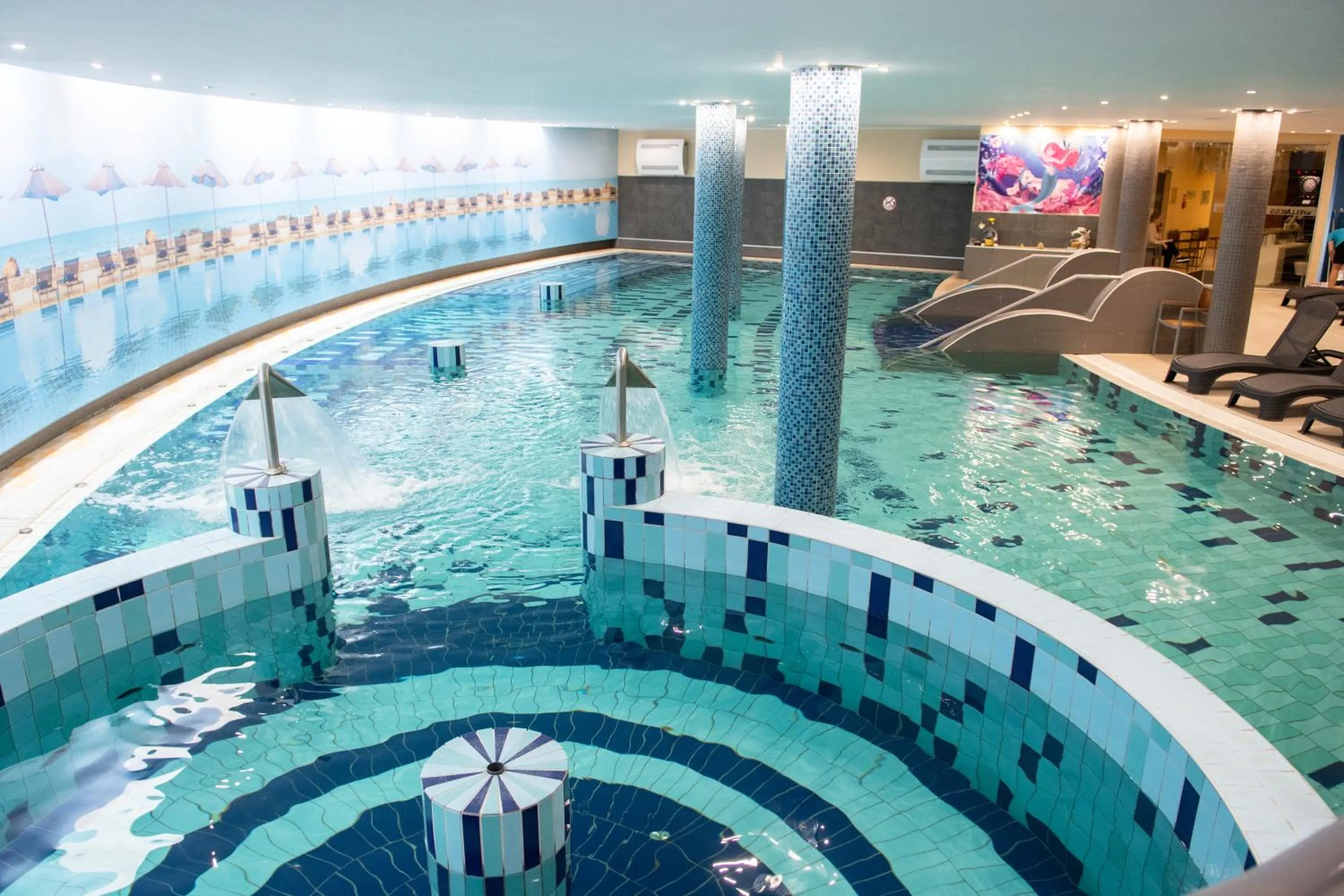 Pool view in CE Plaza Hotel