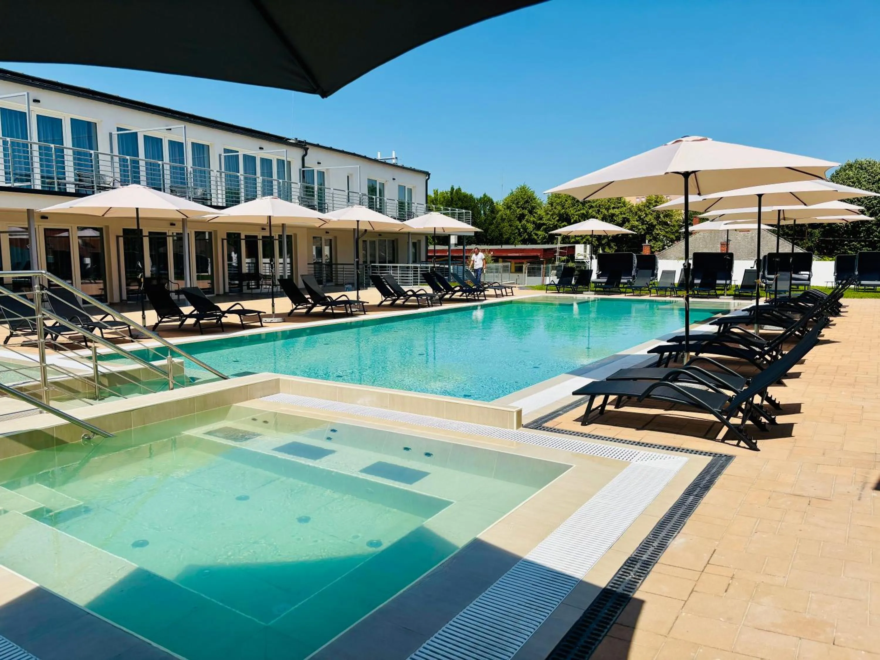 Pool view in CE Plaza Hotel