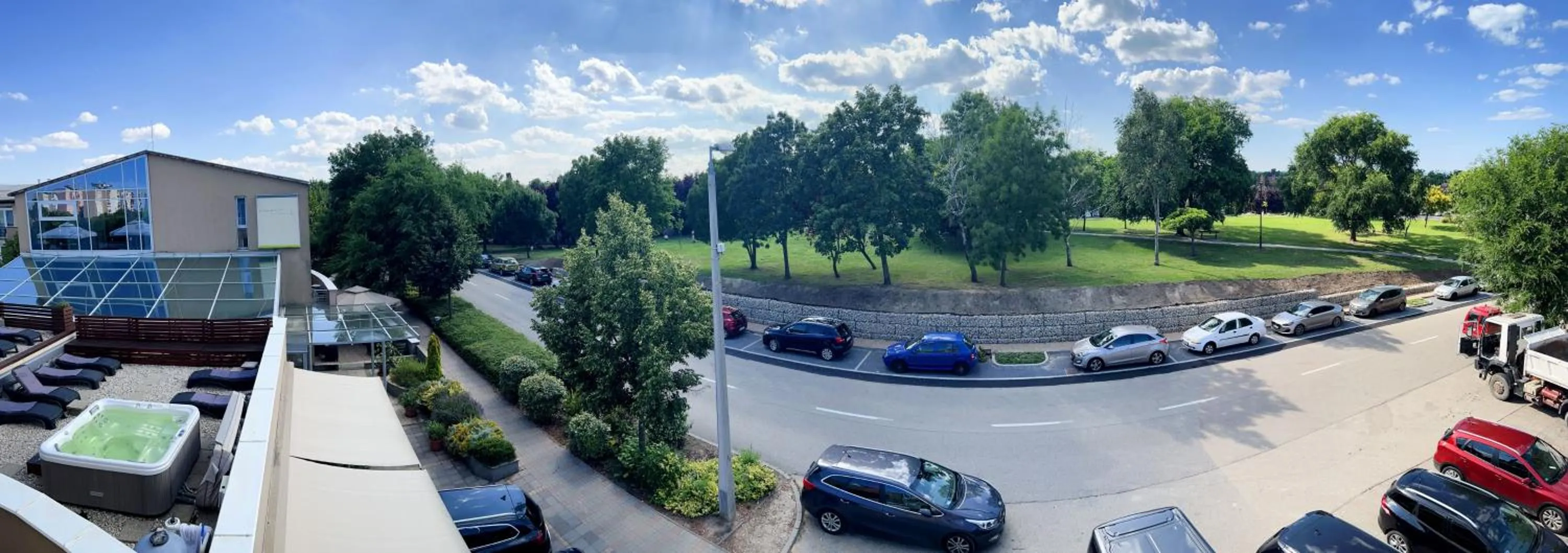 Property building in CE Plaza Hotel