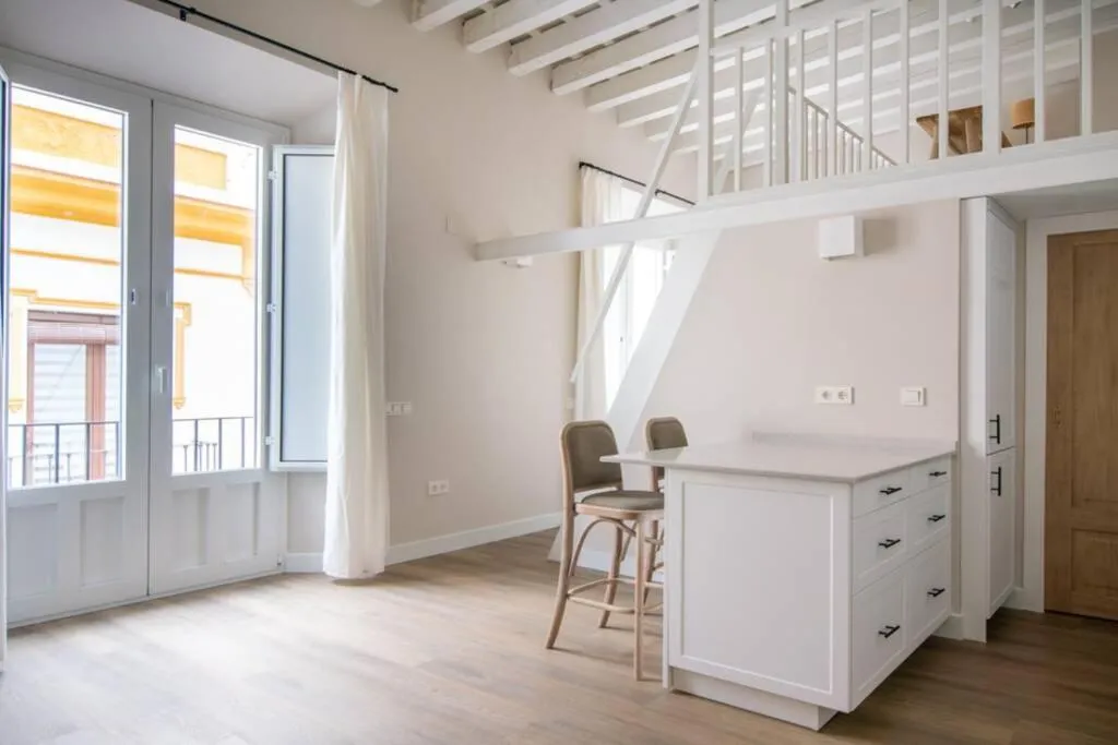 G12 Trendy and Comfy bright loft meters from Bullring and Trianas bridge, Galera street