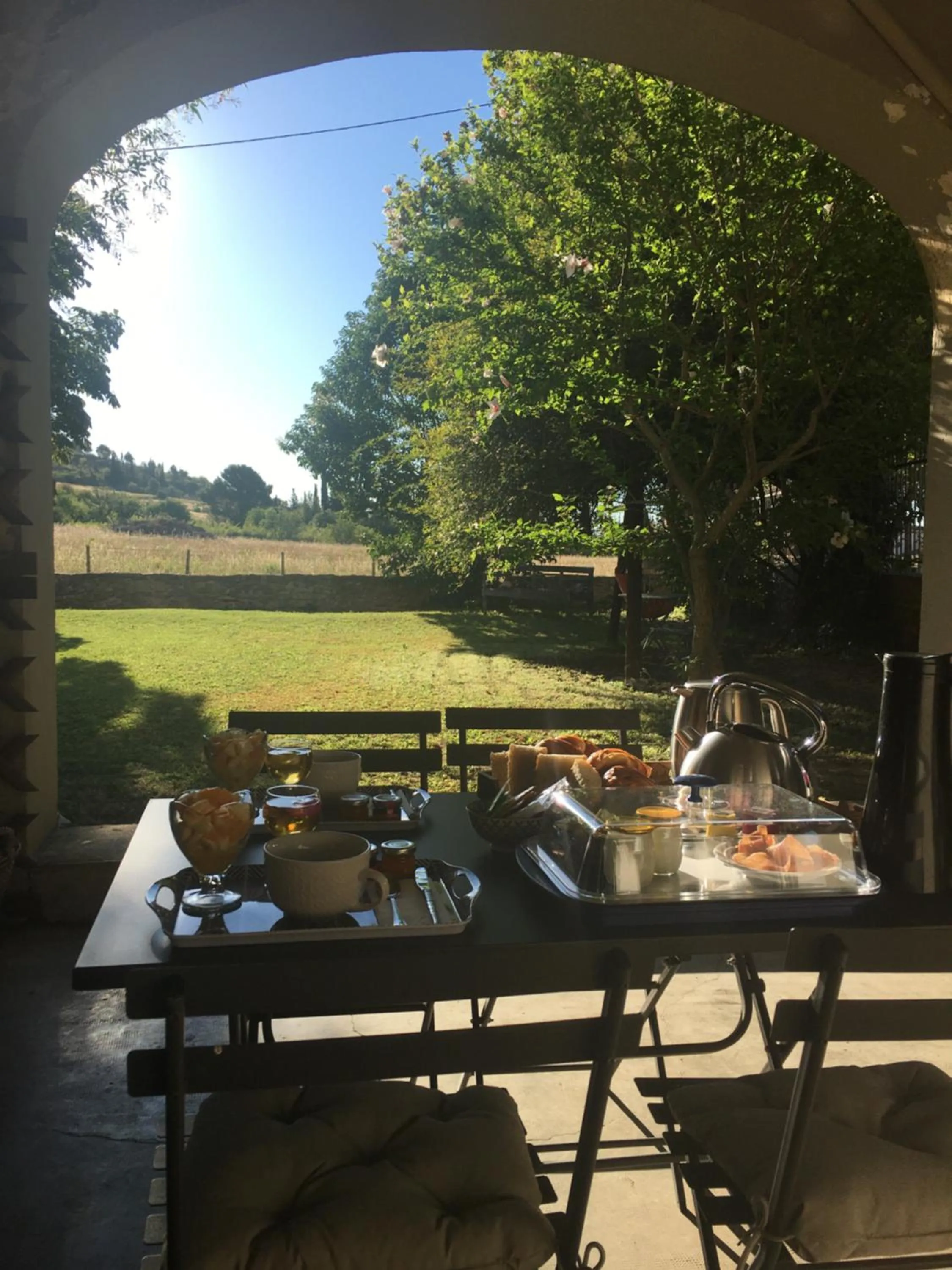 Garden view in Monte Vinea