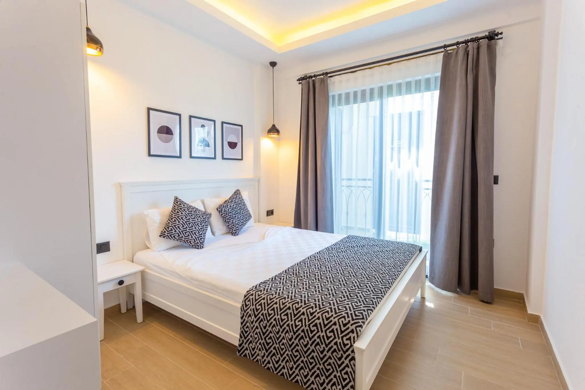 Bed in Lobelya Suites