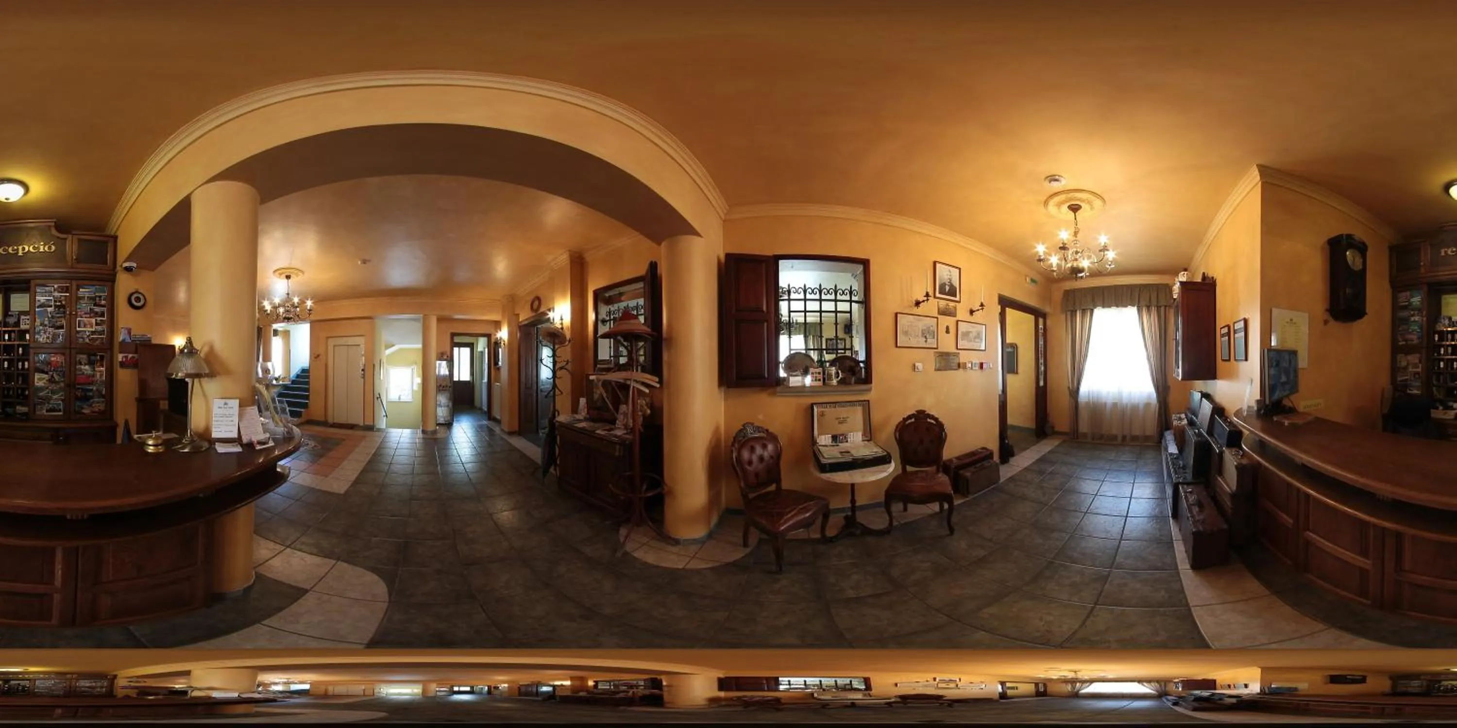 Lobby or reception in Lévay Villa Hotel