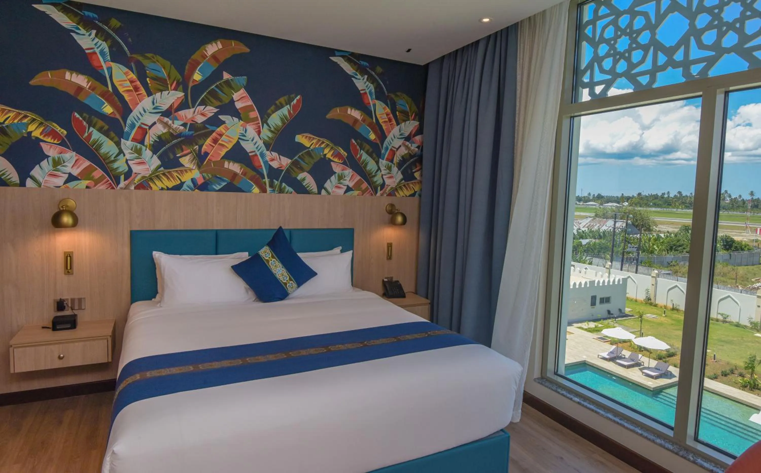 Bed in Golden Tulip Zanzibar Airport Hotel & Spa