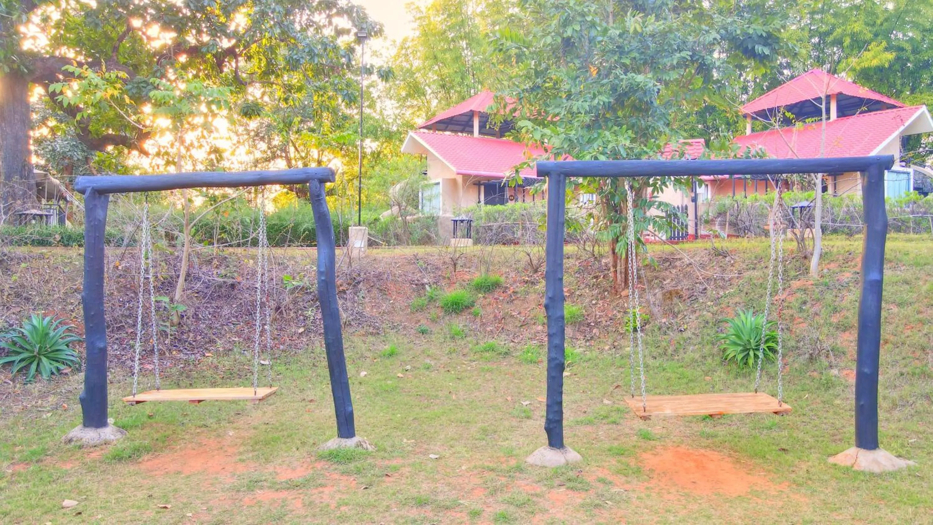 Children play ground in Bundela Bandhavgarh by Octave