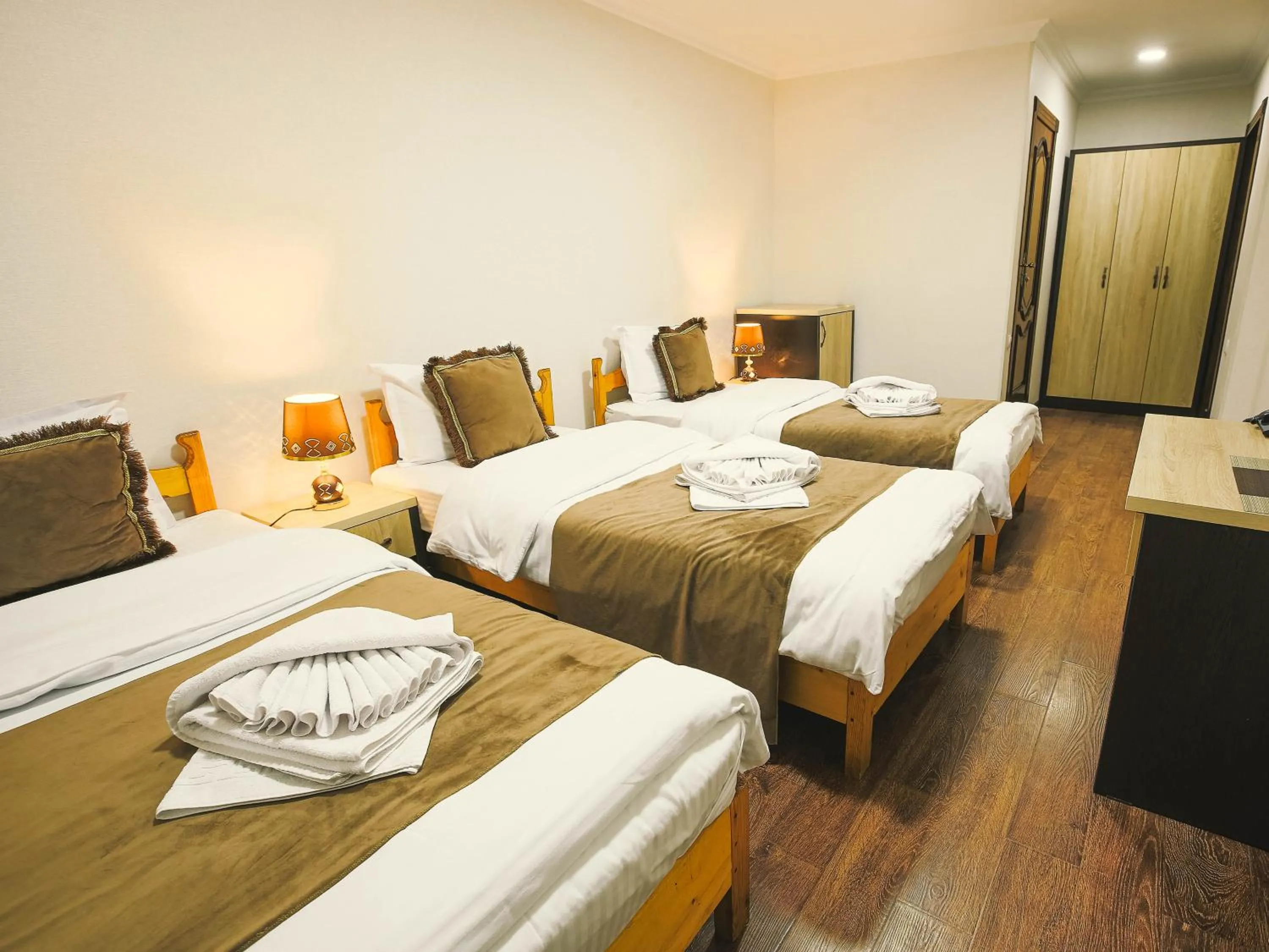 Bed in Rayyan Hotel Bukhara