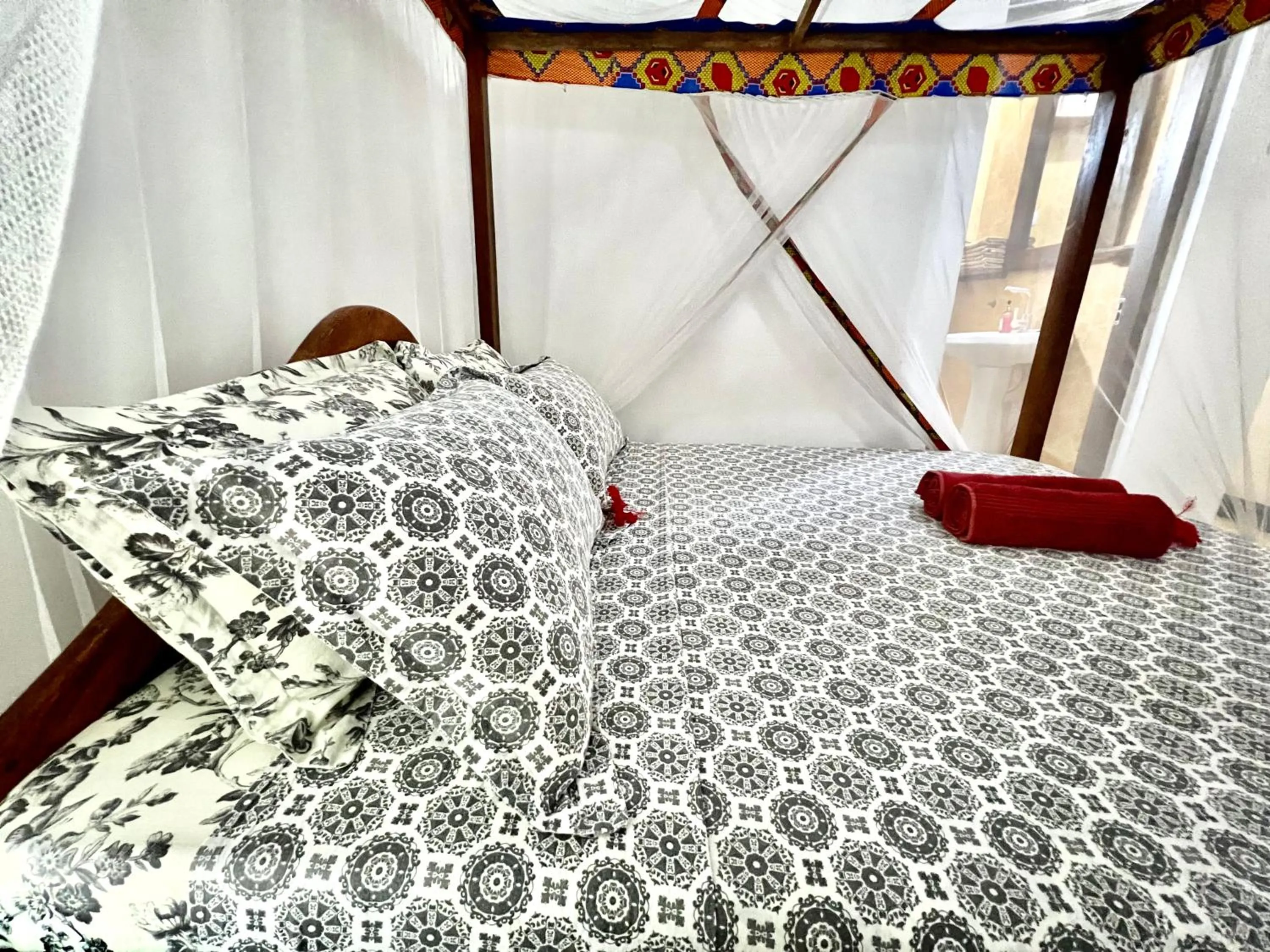 Bed in Chikachika Beach B&B