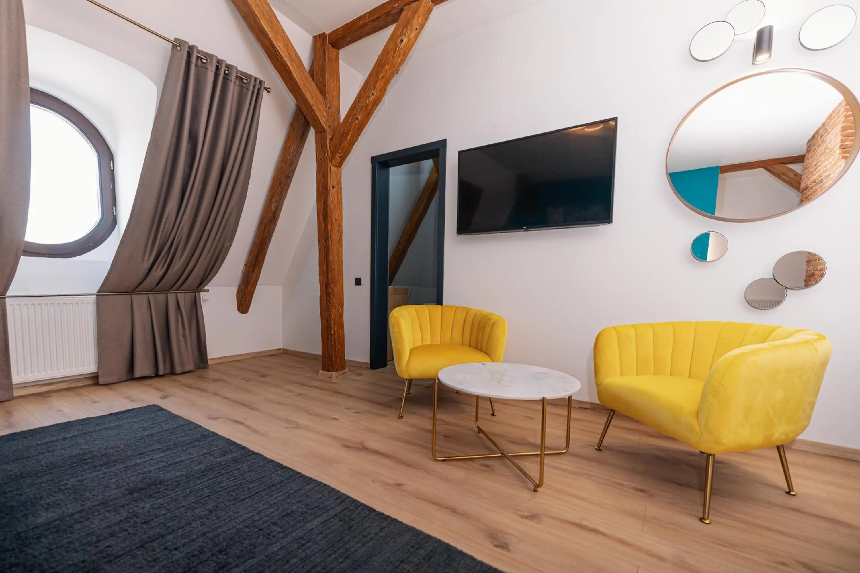 Seating area in Haller Boutique