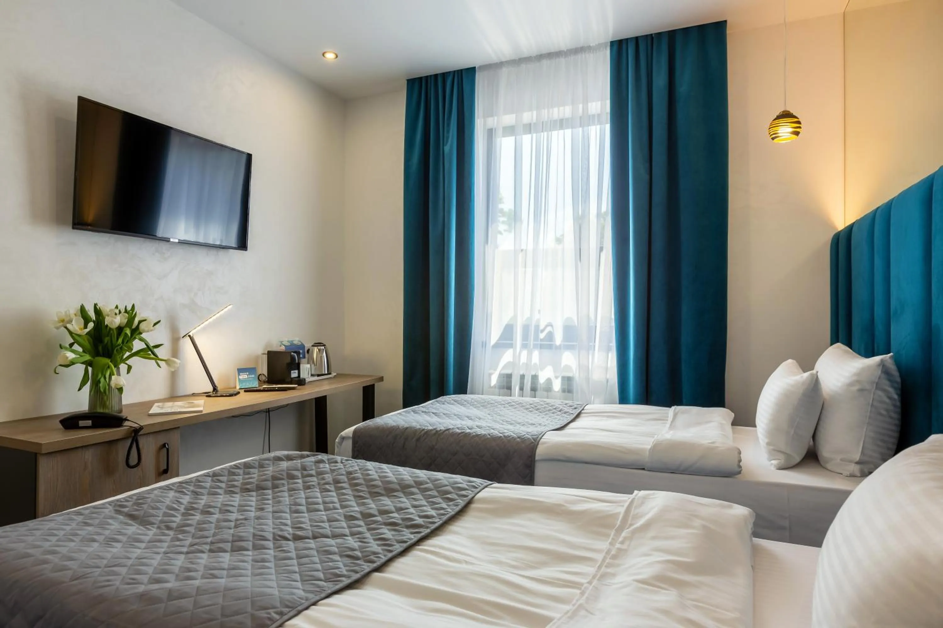 Bed in Ribas Rooms Bila Tserkva