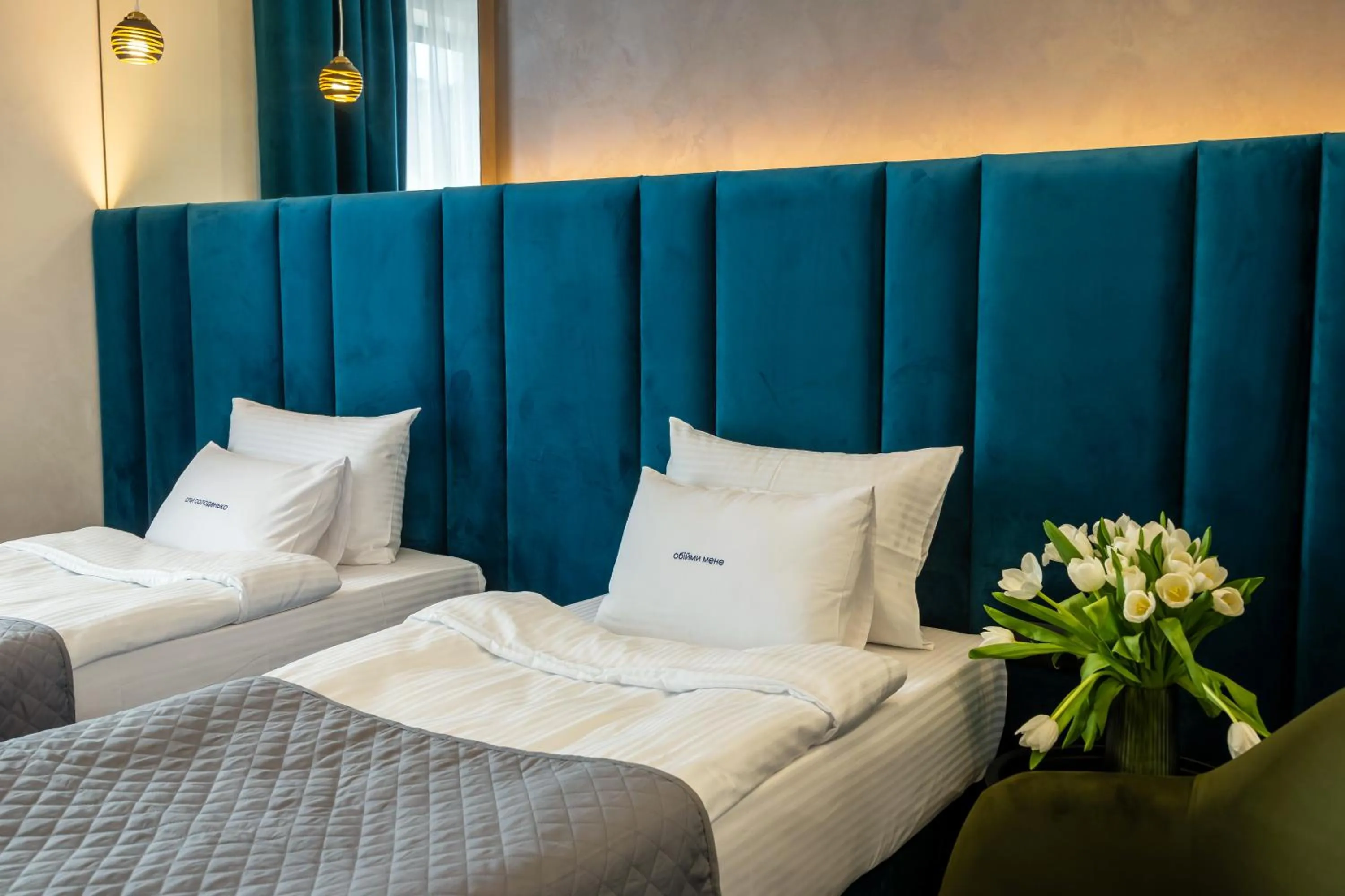 Bed in Ribas Rooms Bila Tserkva