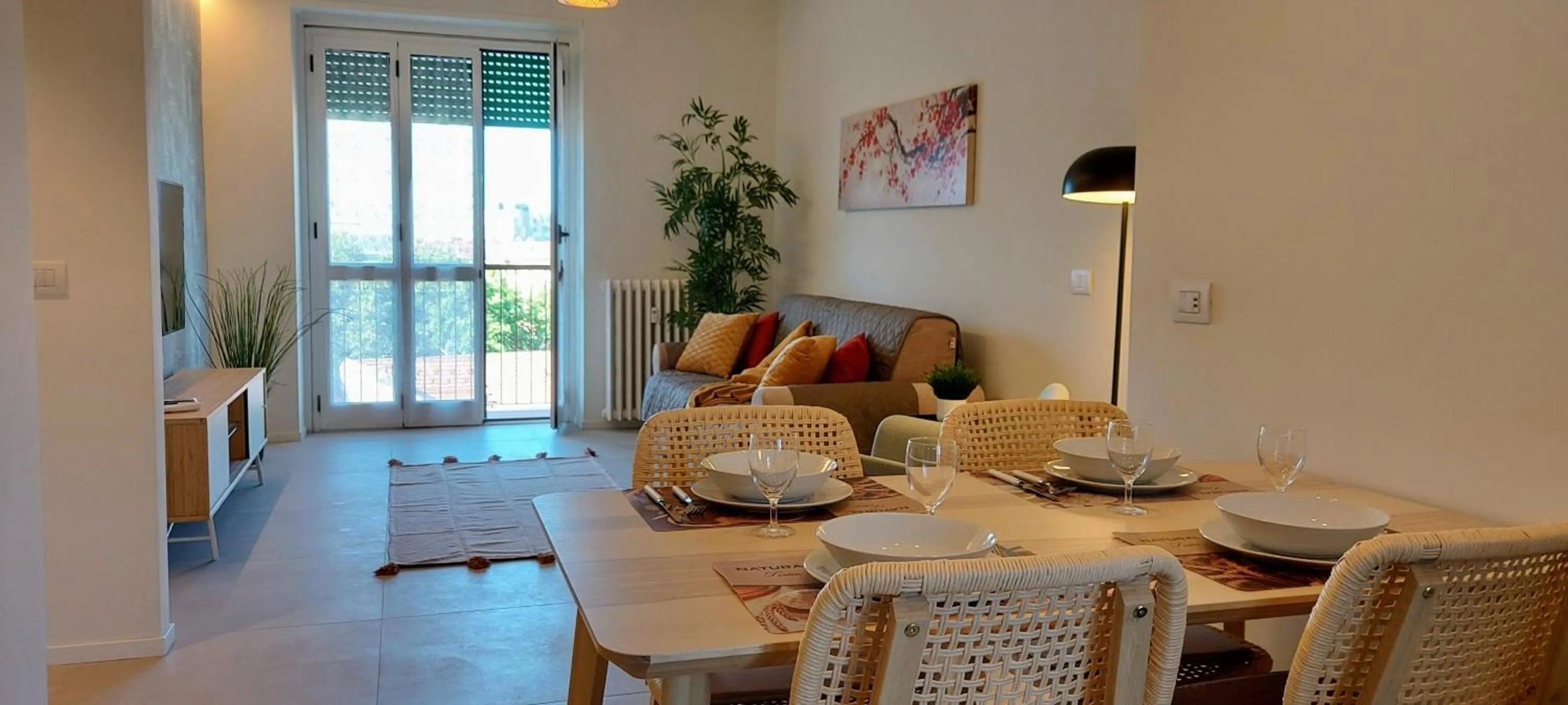 Living room in Suite Rent Milan 3