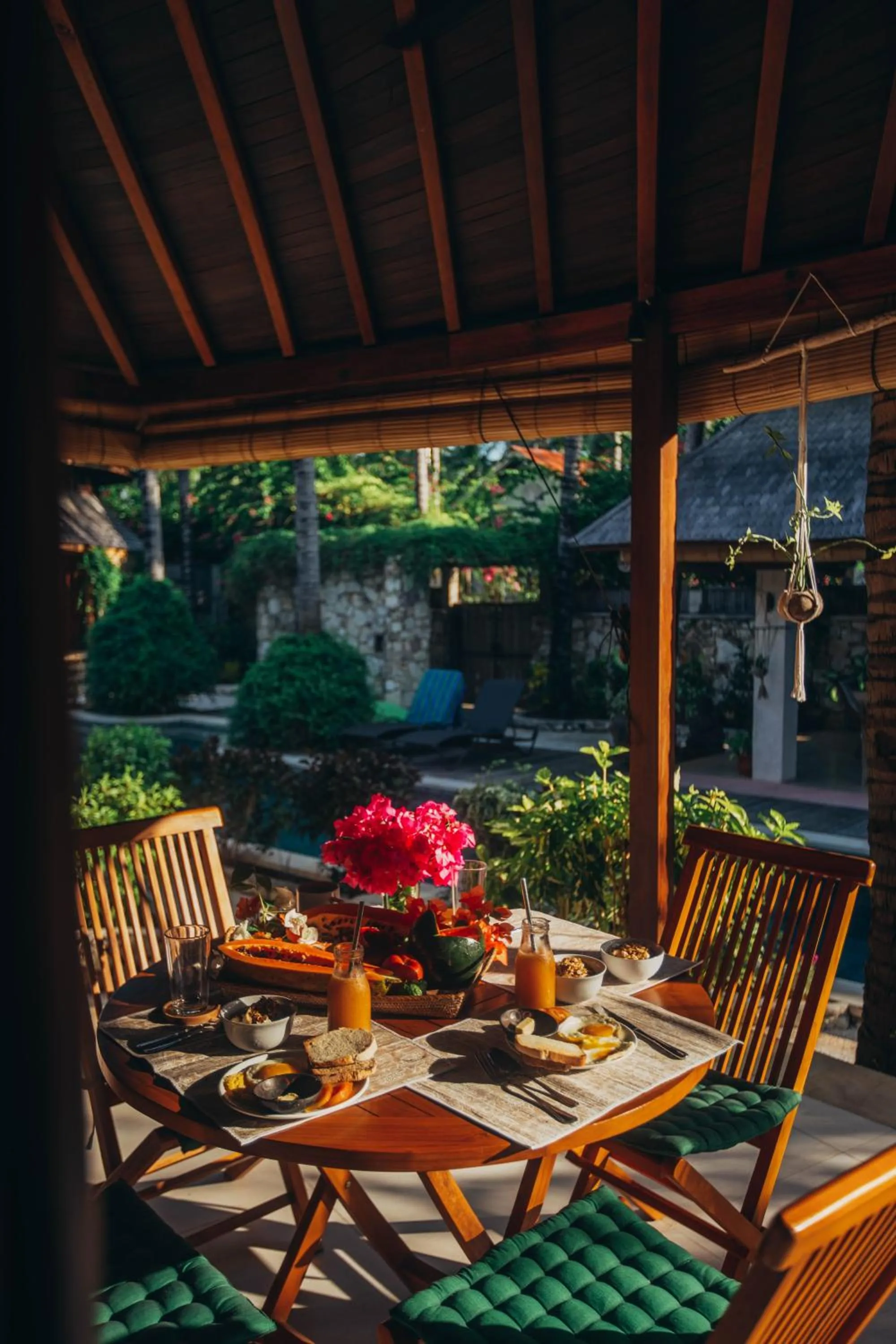 Dining area in Keong Villas