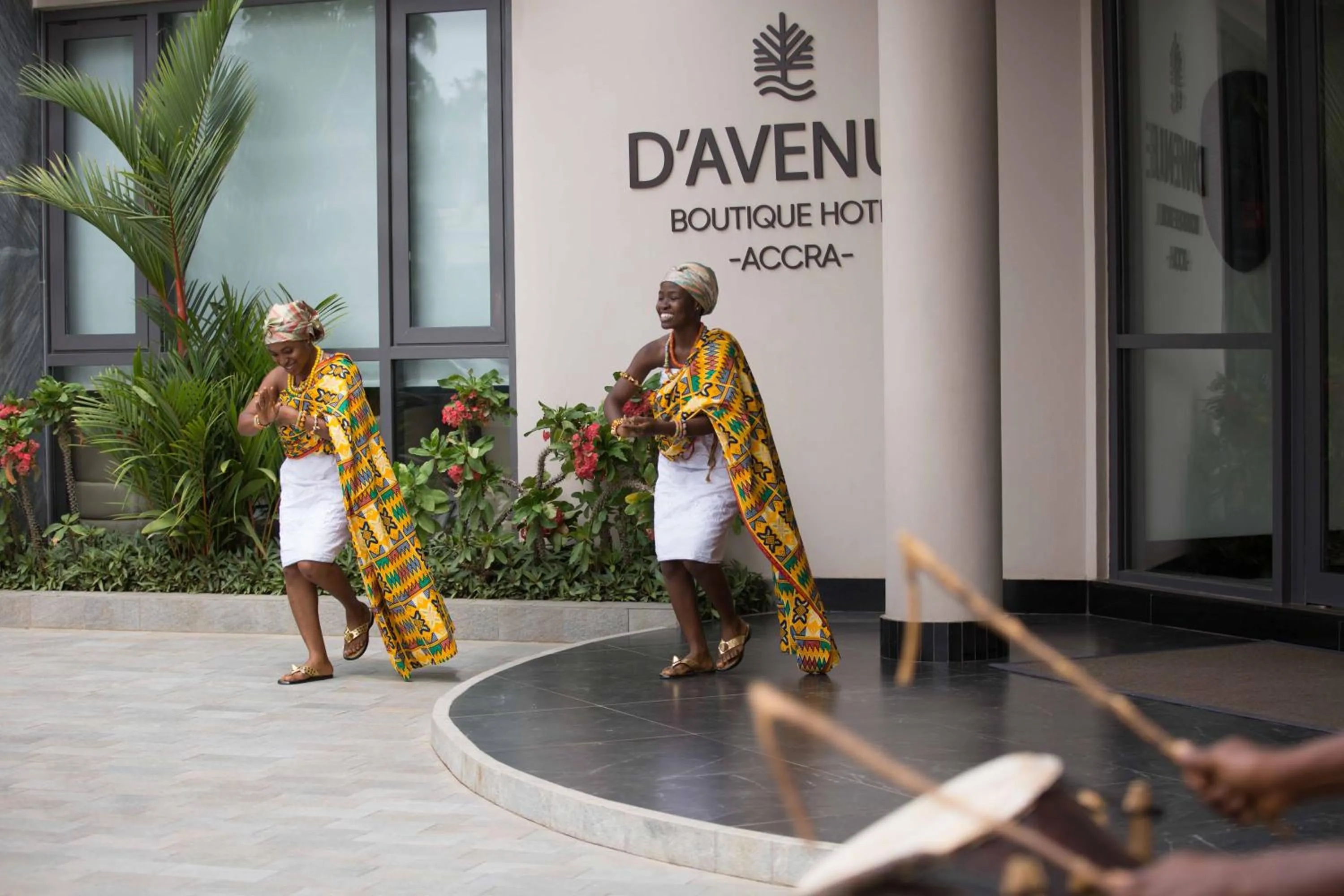 Property building in D'avenue Boutique Hotel Accra