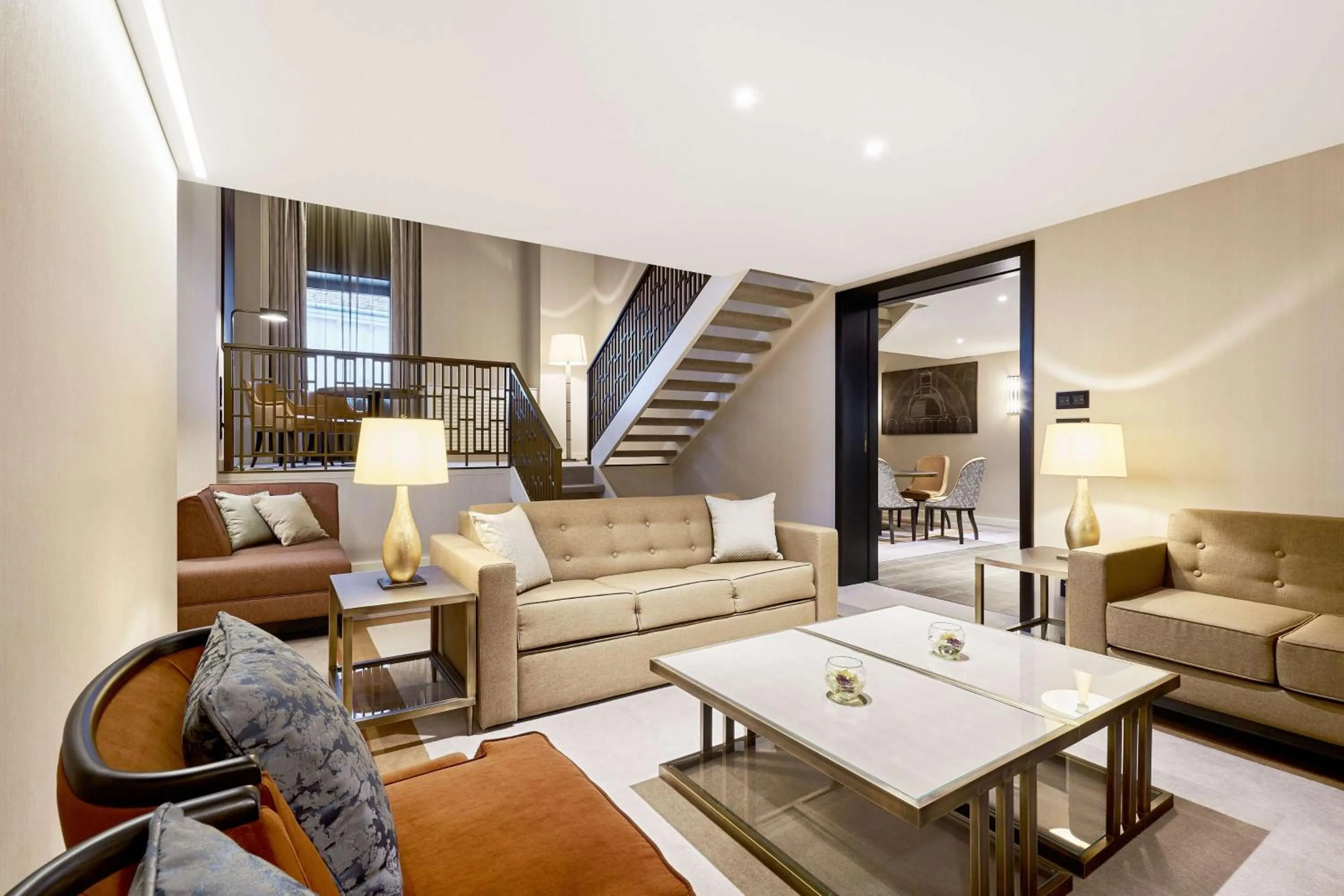 Living room in Hilton Budapest