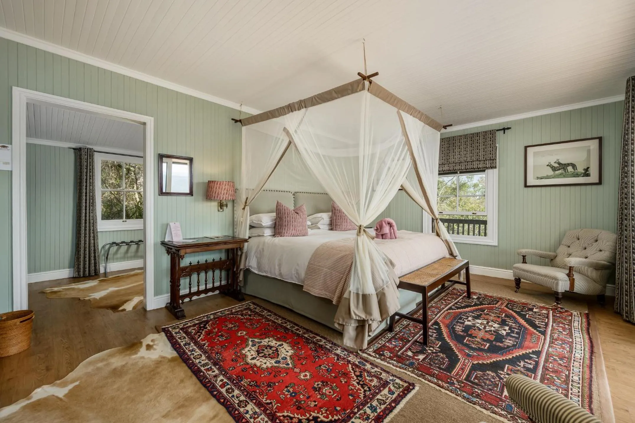 Bed in Camp Figtree by The Oyster Collection