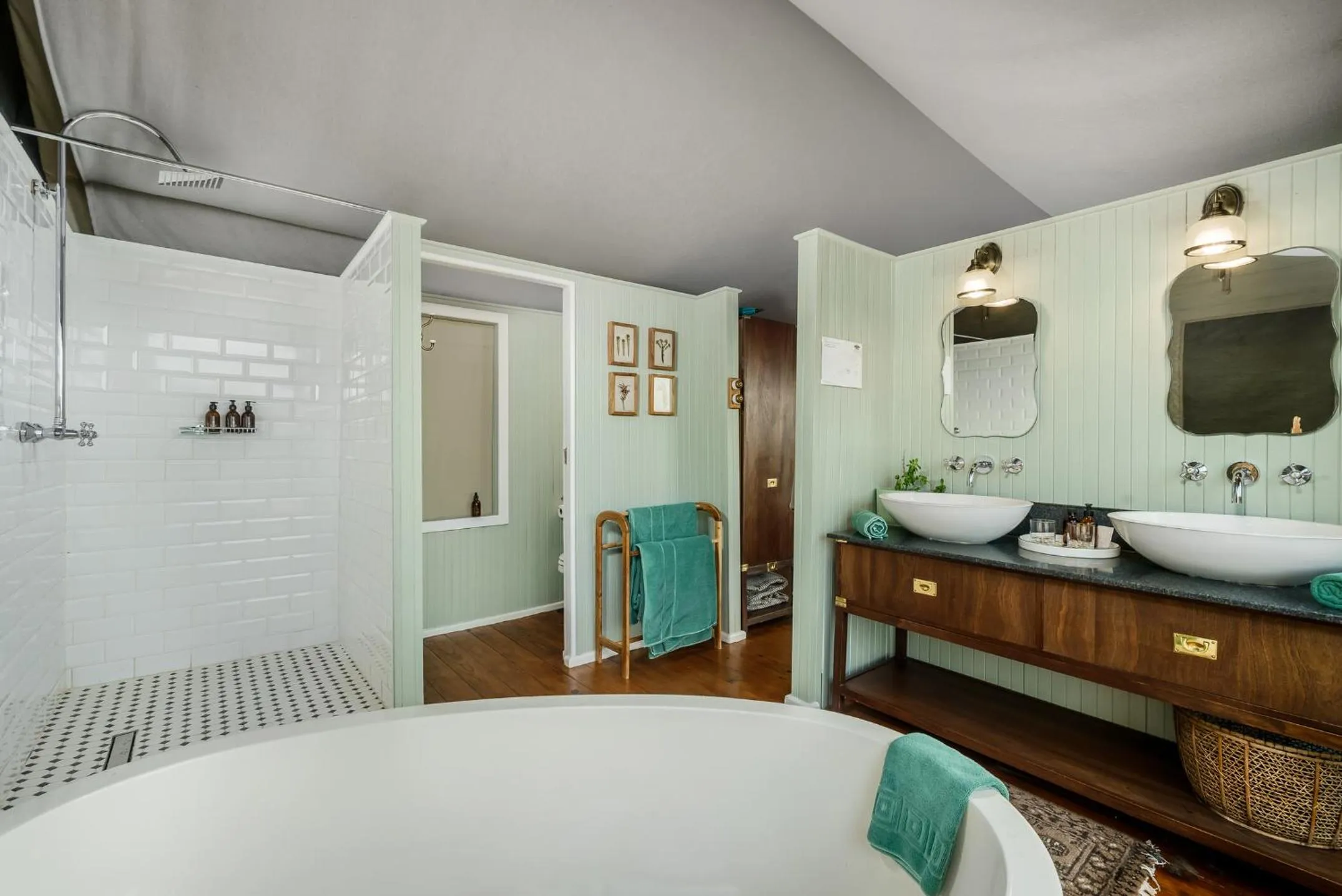 Bed in Camp Figtree by The Oyster Collection