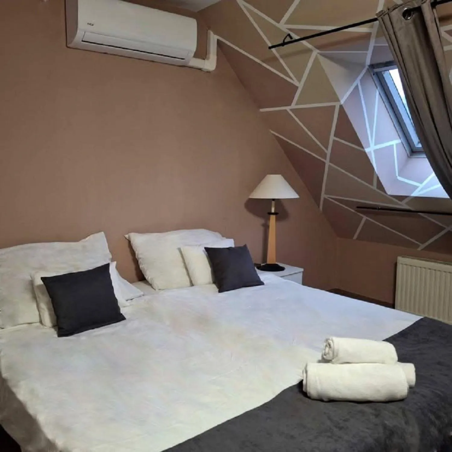 Bed in Hotel Unicornis