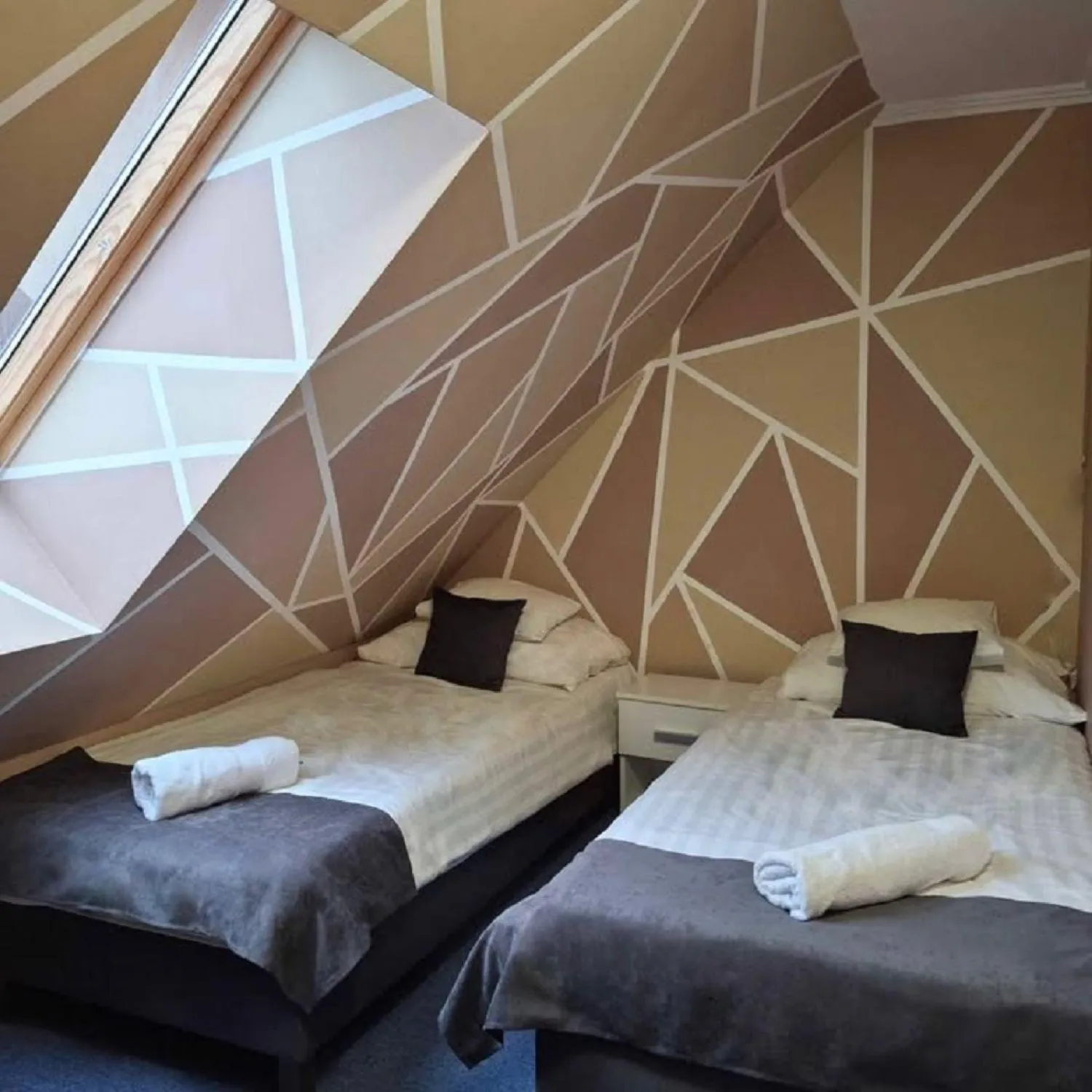 Bed in Hotel Unicornis