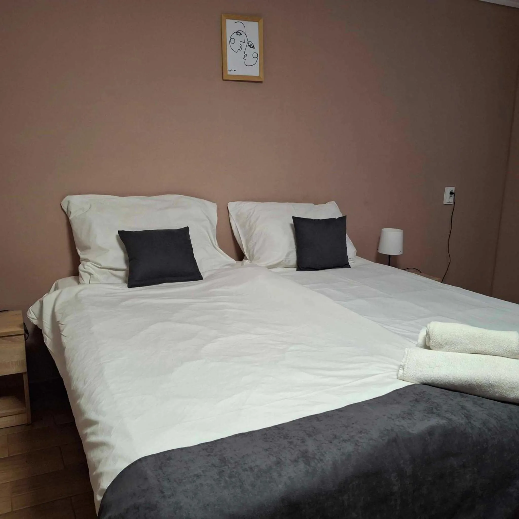 Bedroom, Bed in Hotel Unicornis